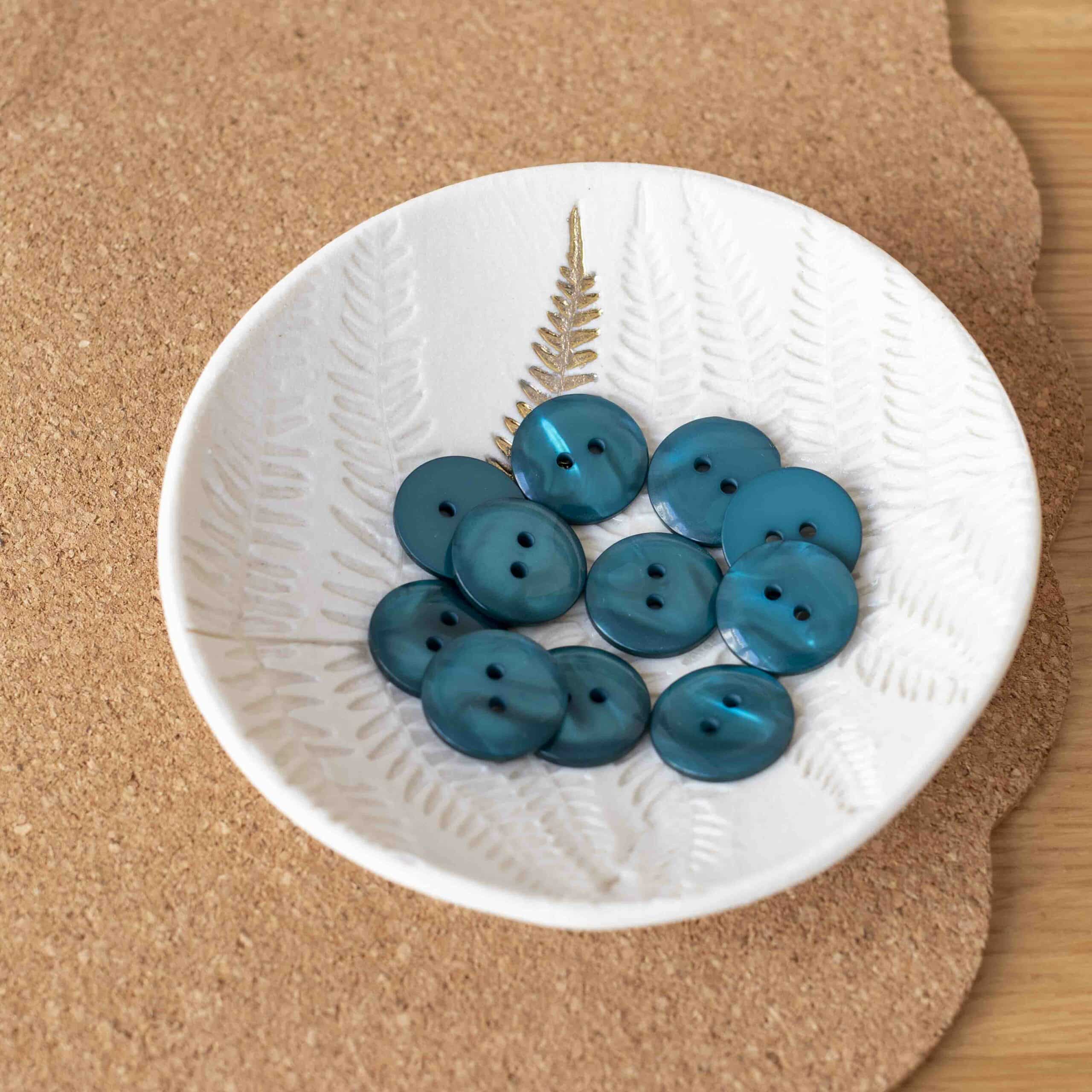 Bouton Sparkle - Vert sapin