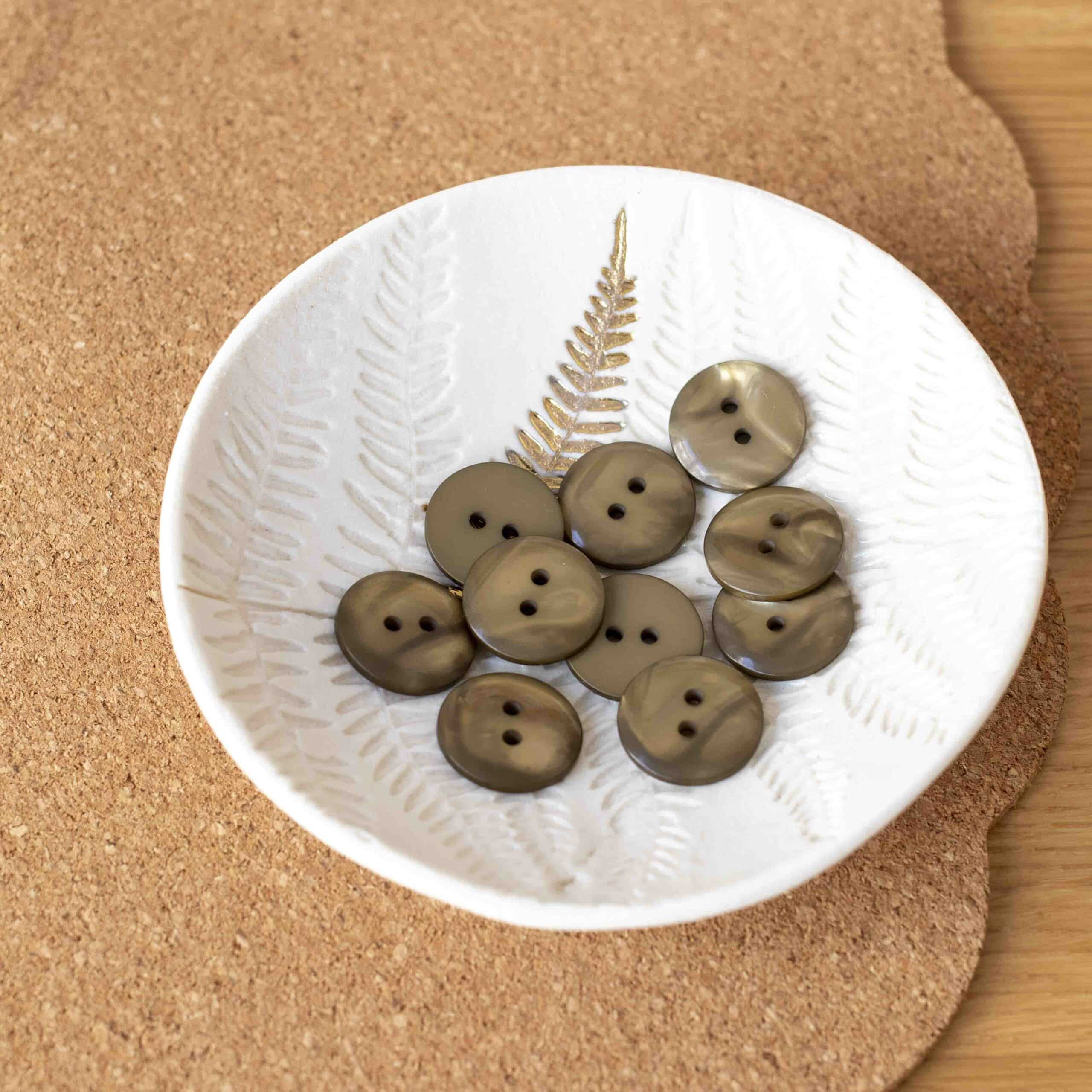 Bouton Sparkle - Kaki