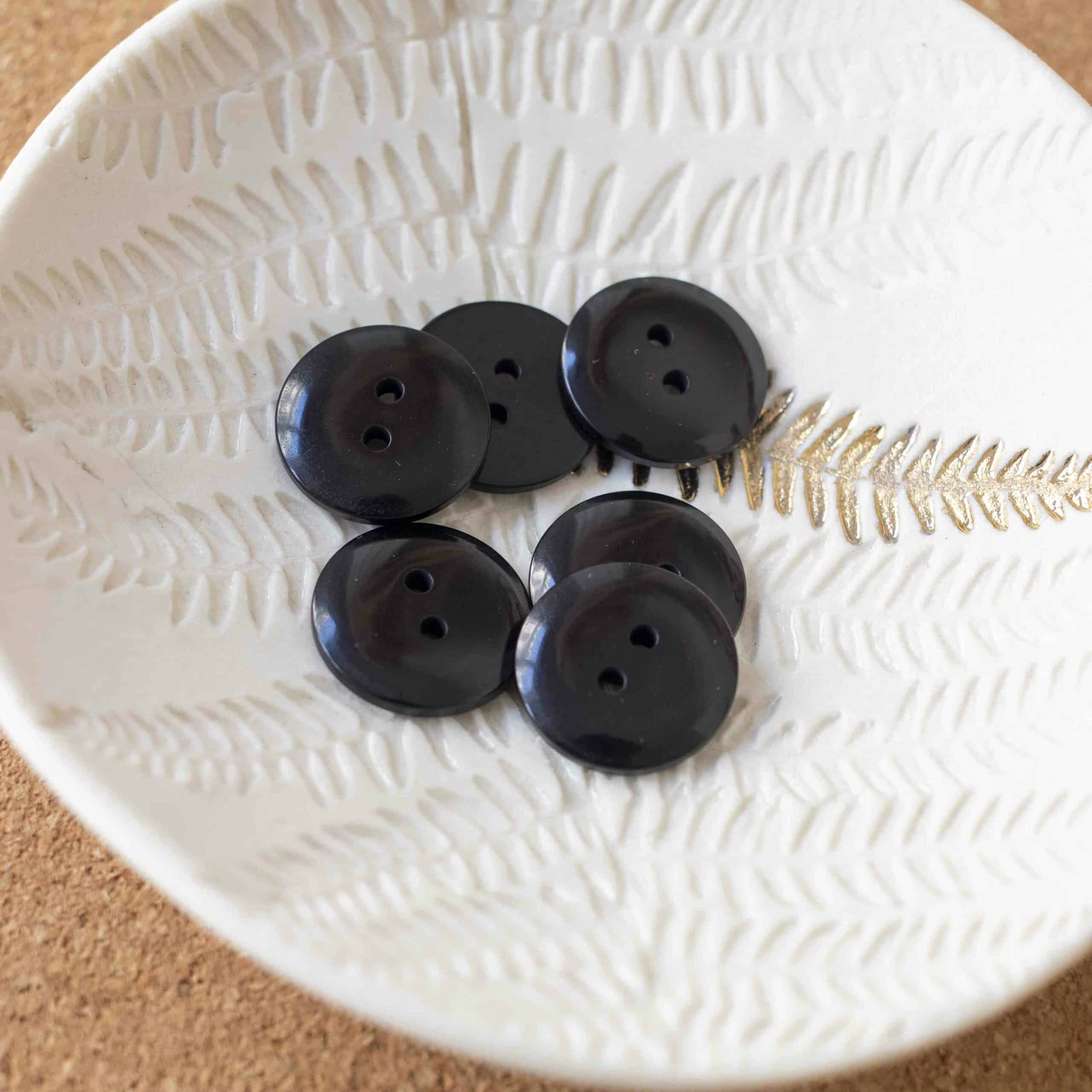 Bouton Sparkle - Noir