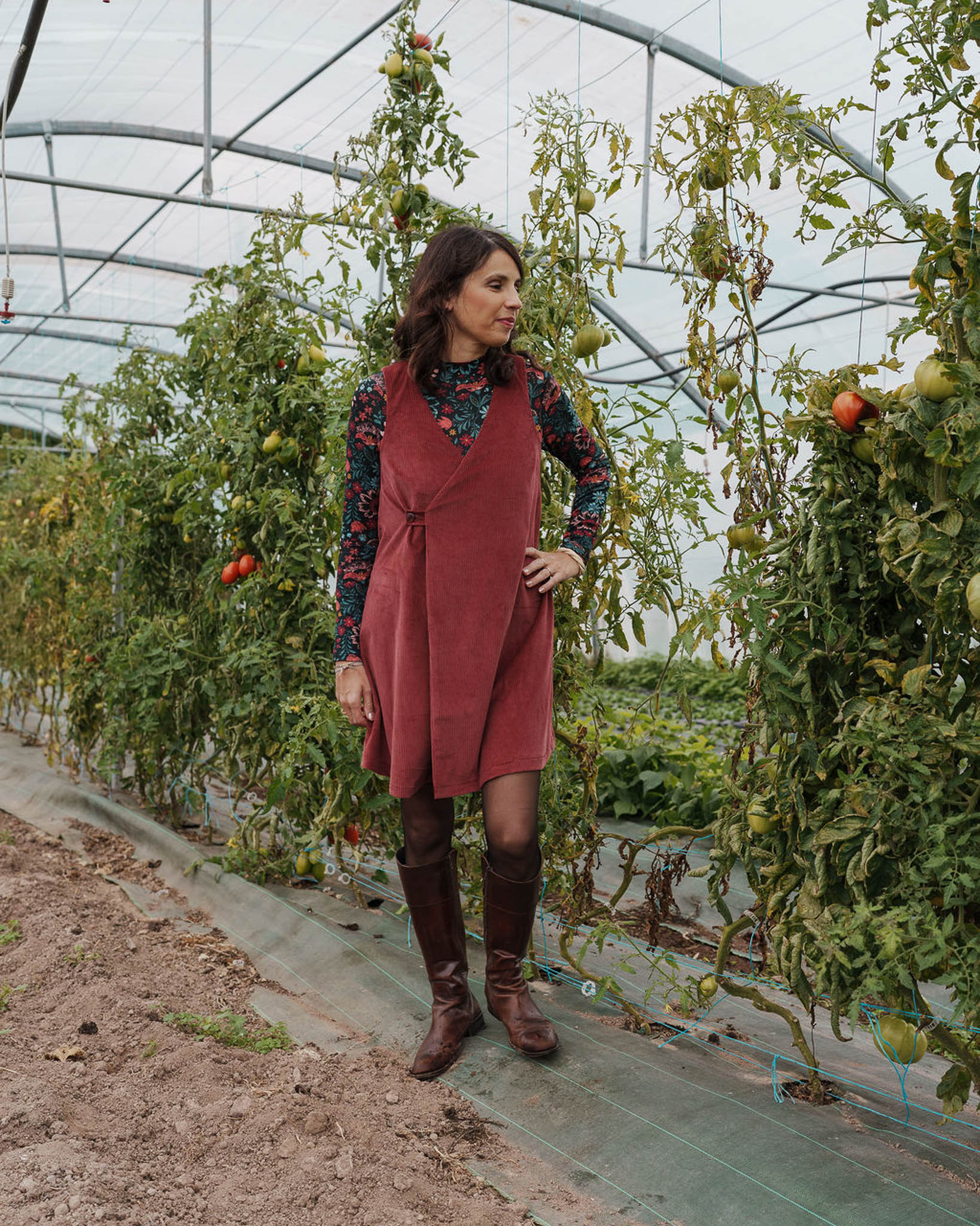 Kit Couture - Robe Dorothea - Terracotta