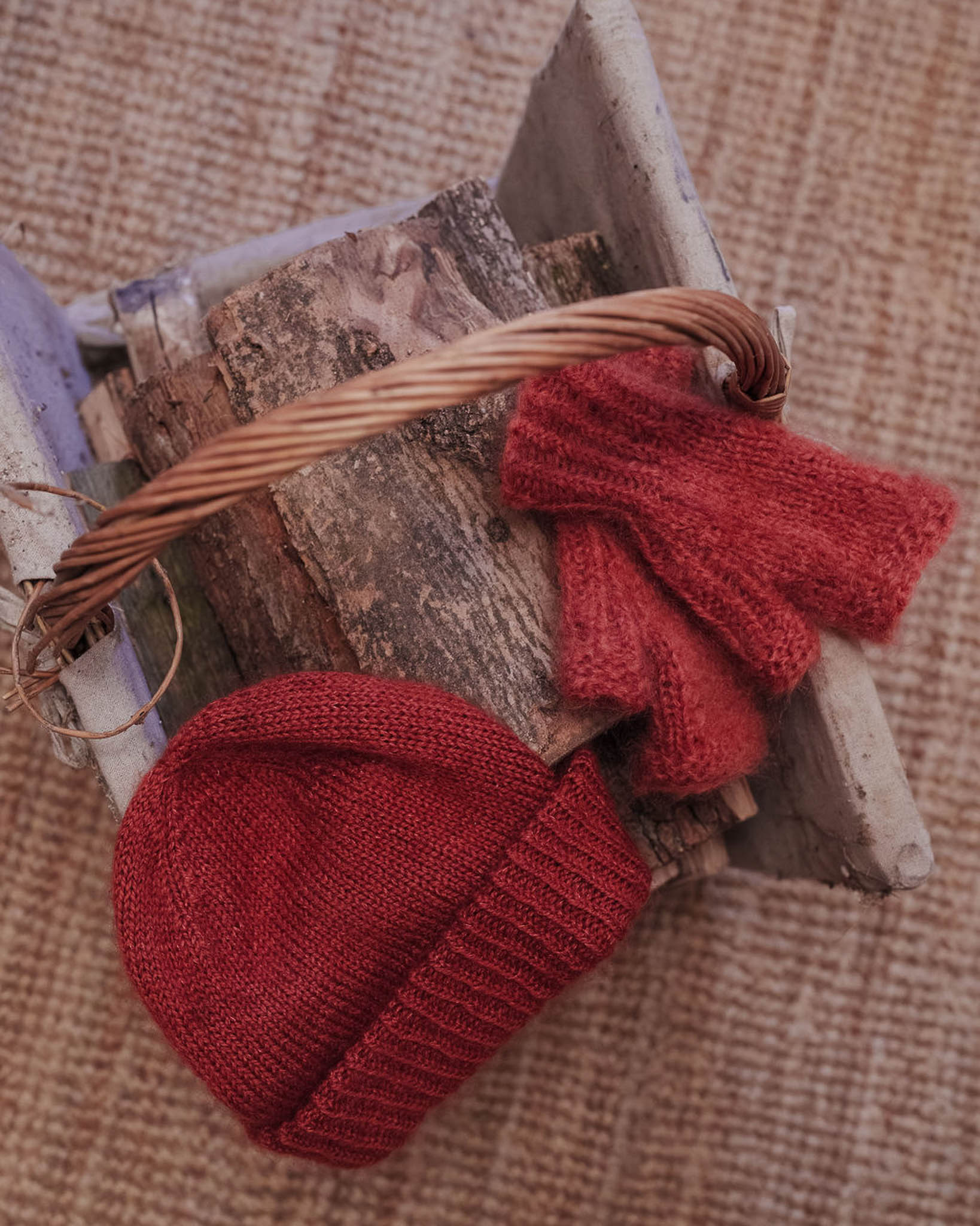 Kit tricot - Bonnet & mitaines Effie