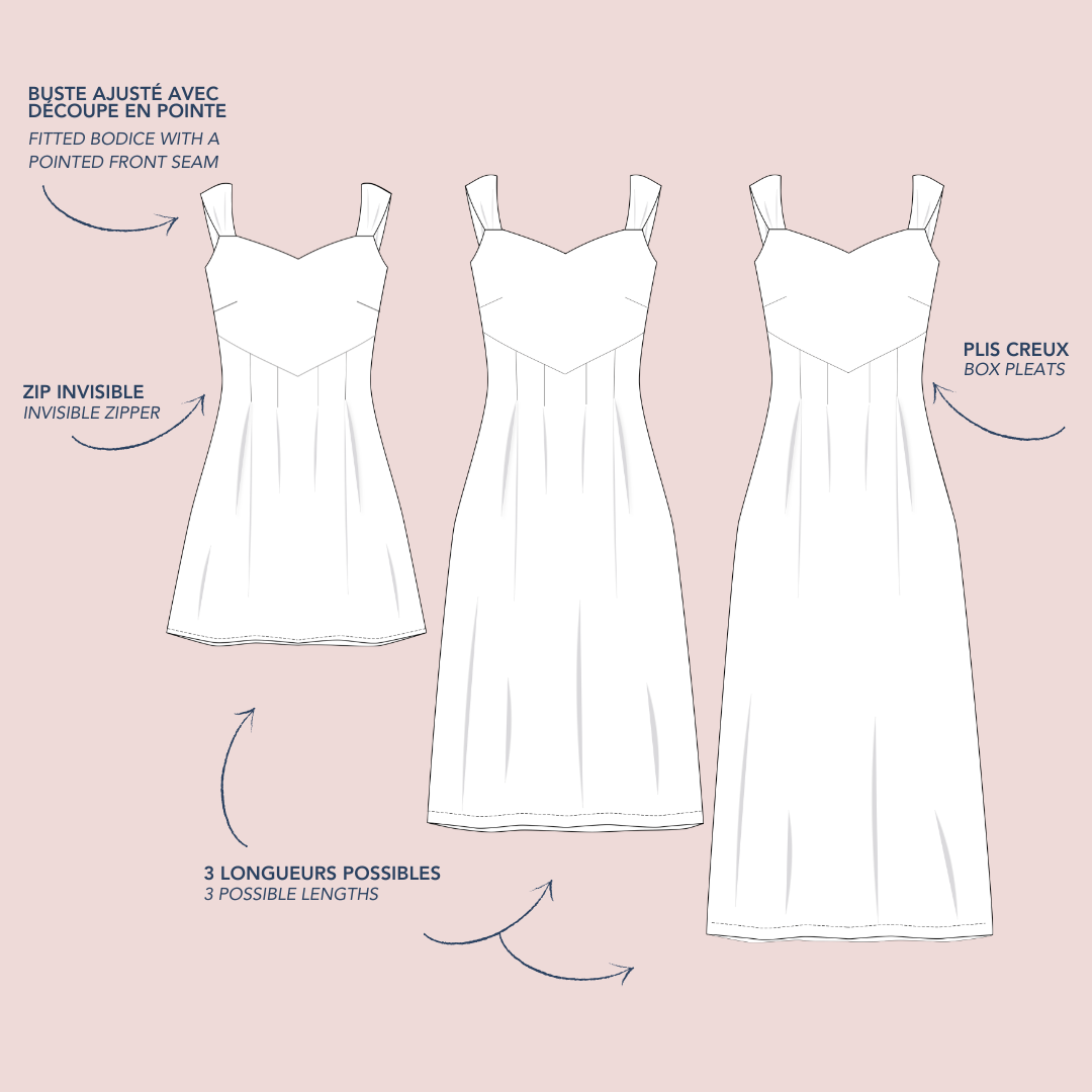 Combinaison Elinor - EXTENSION robe - PDF