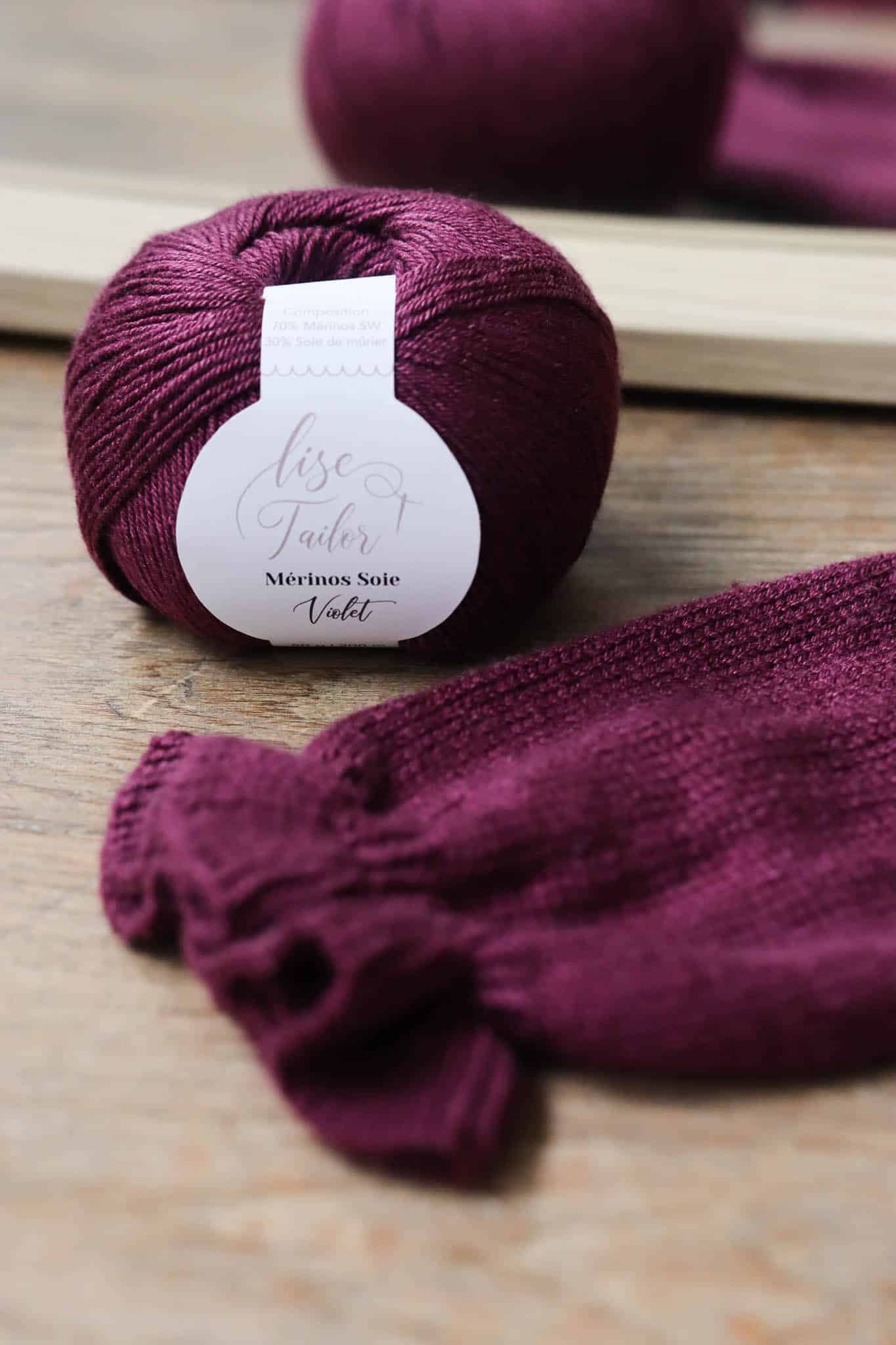 Mérinos & Soie - Violet