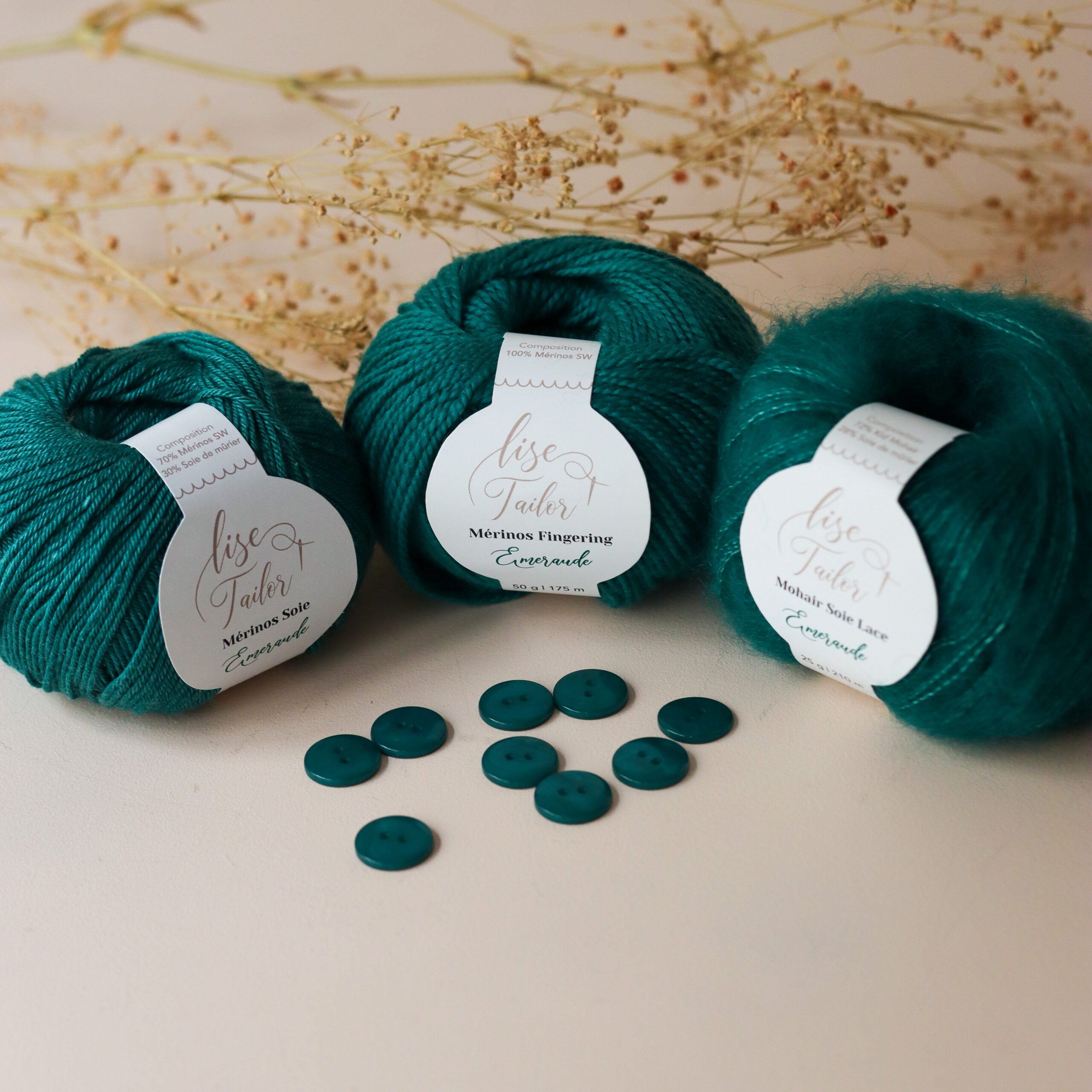 Bouton Sparkle - Émeraude