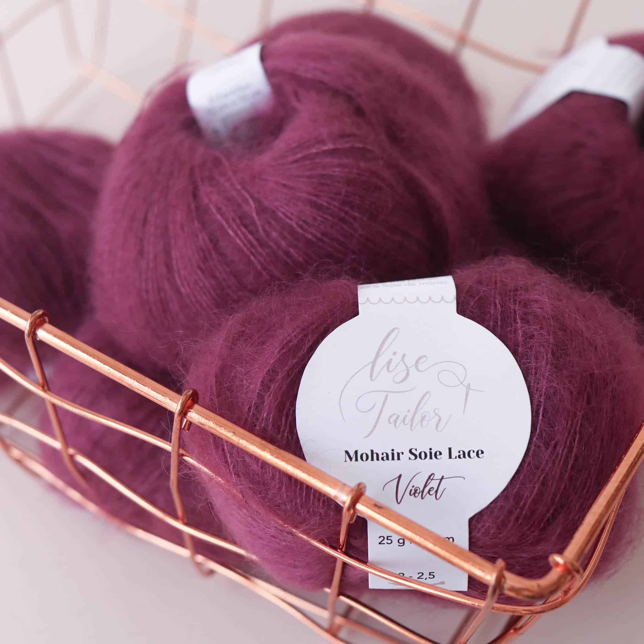 Mohair & soie - Violet