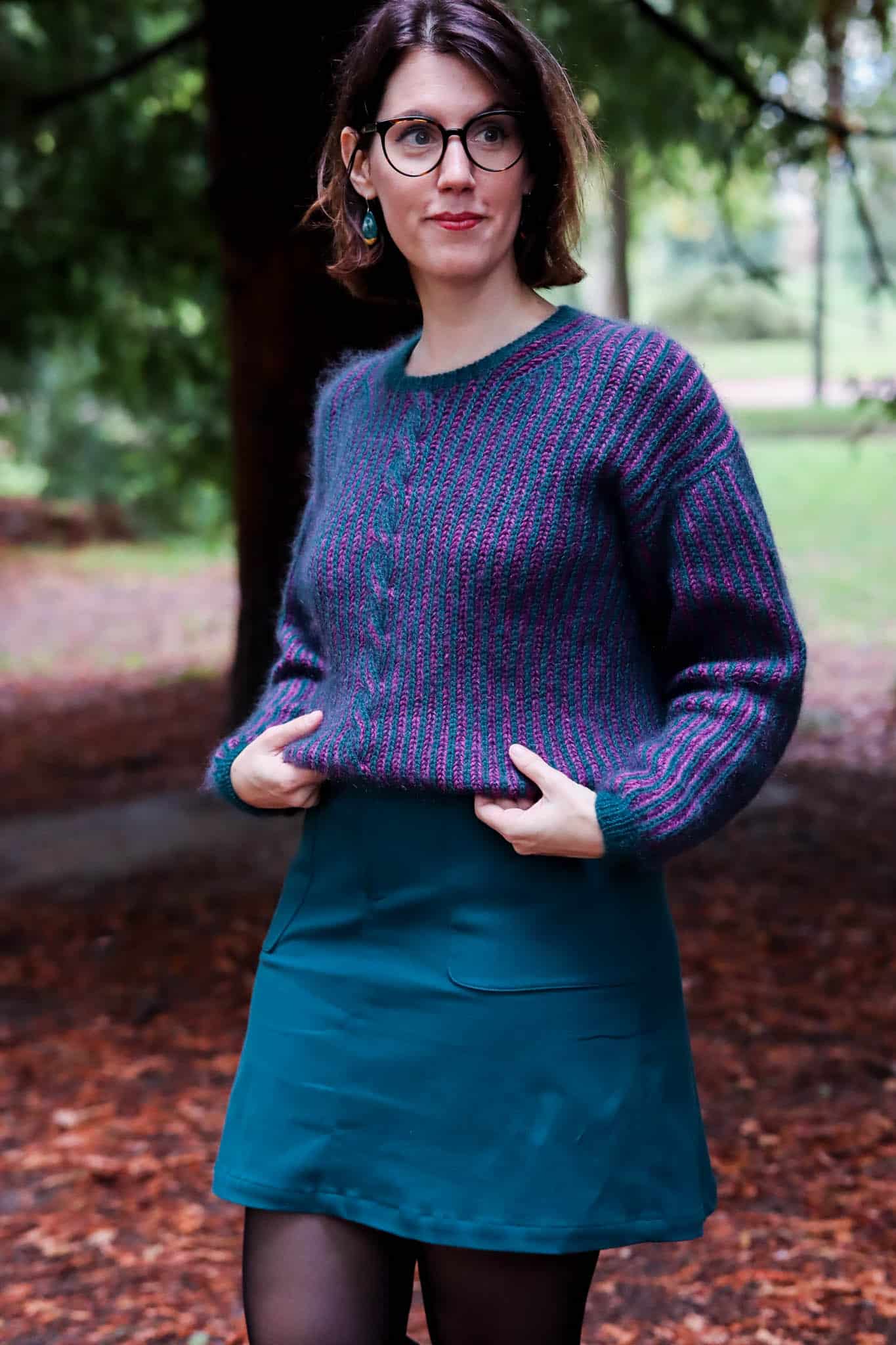 Mohair & soie - Vert Sapin