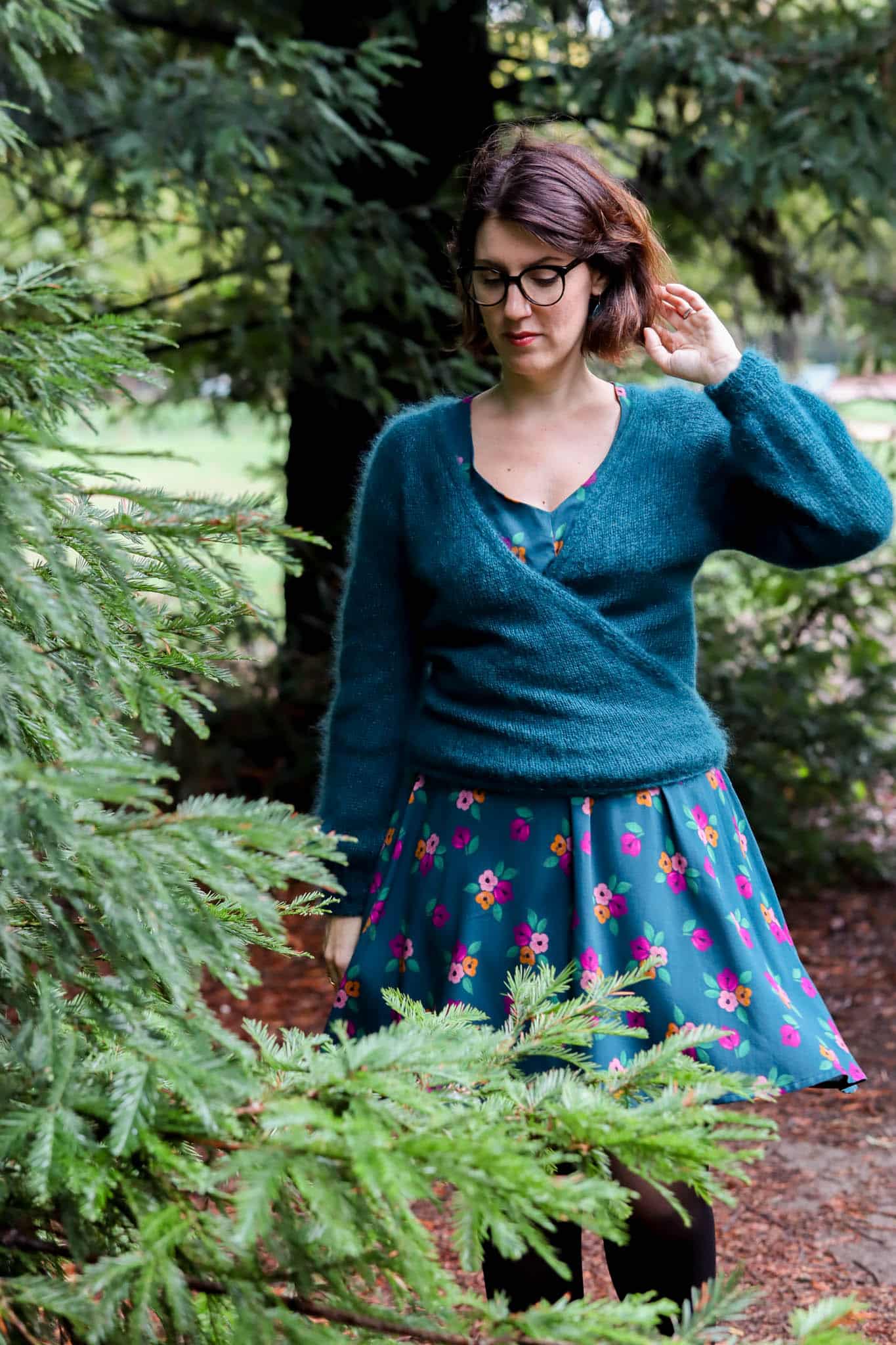 Mohair & soie - Vert Sapin