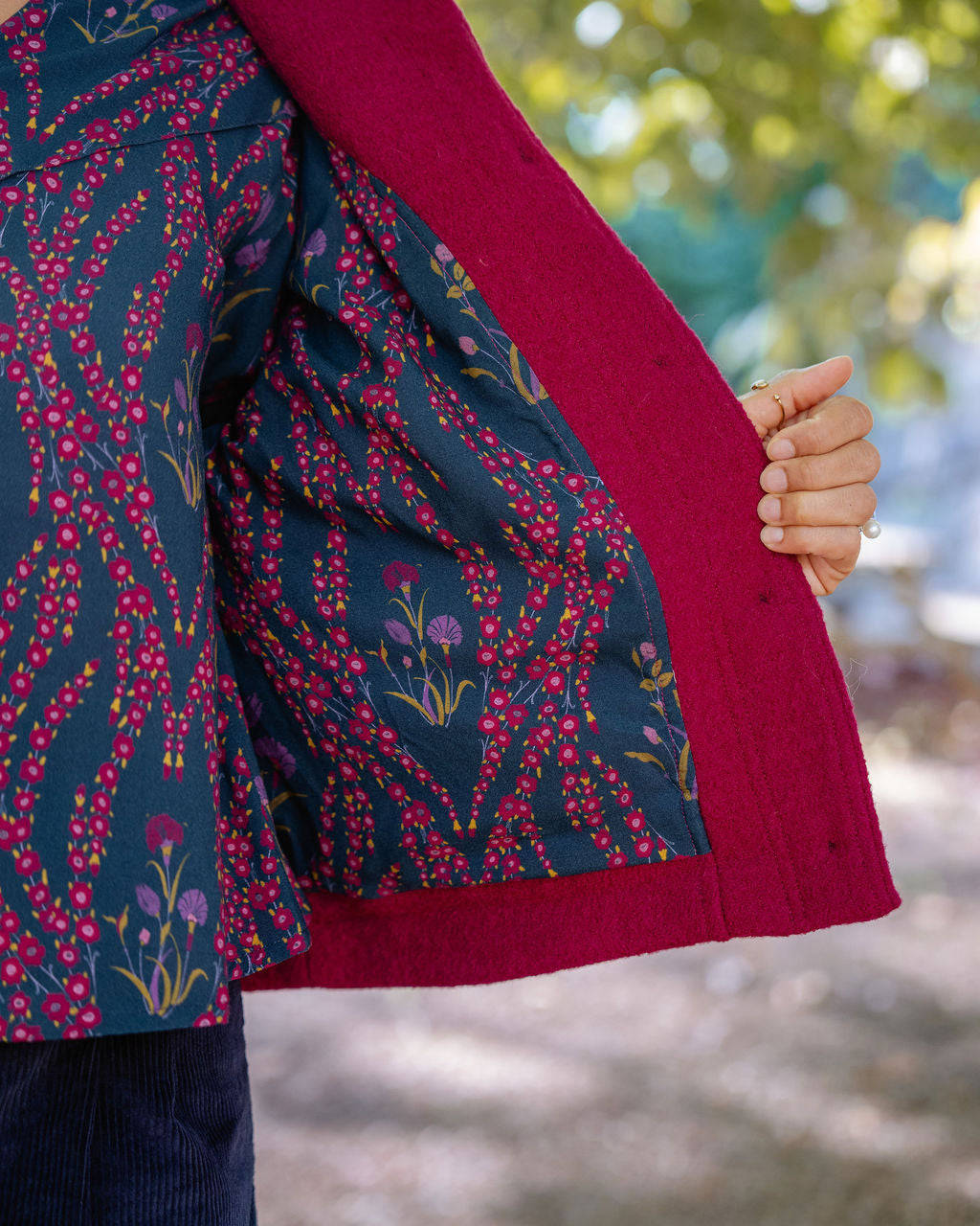 Coffret Couture - Manteau Matthew - Cerise/Joséphine