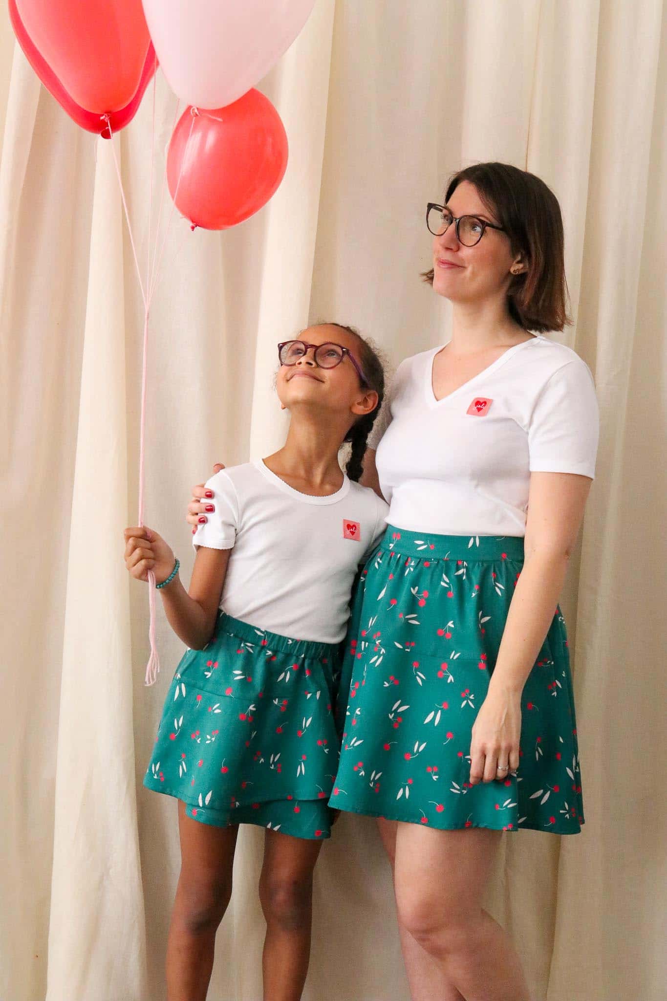 Duo "Mère - Fille " - Jupe Bliss - Pochette