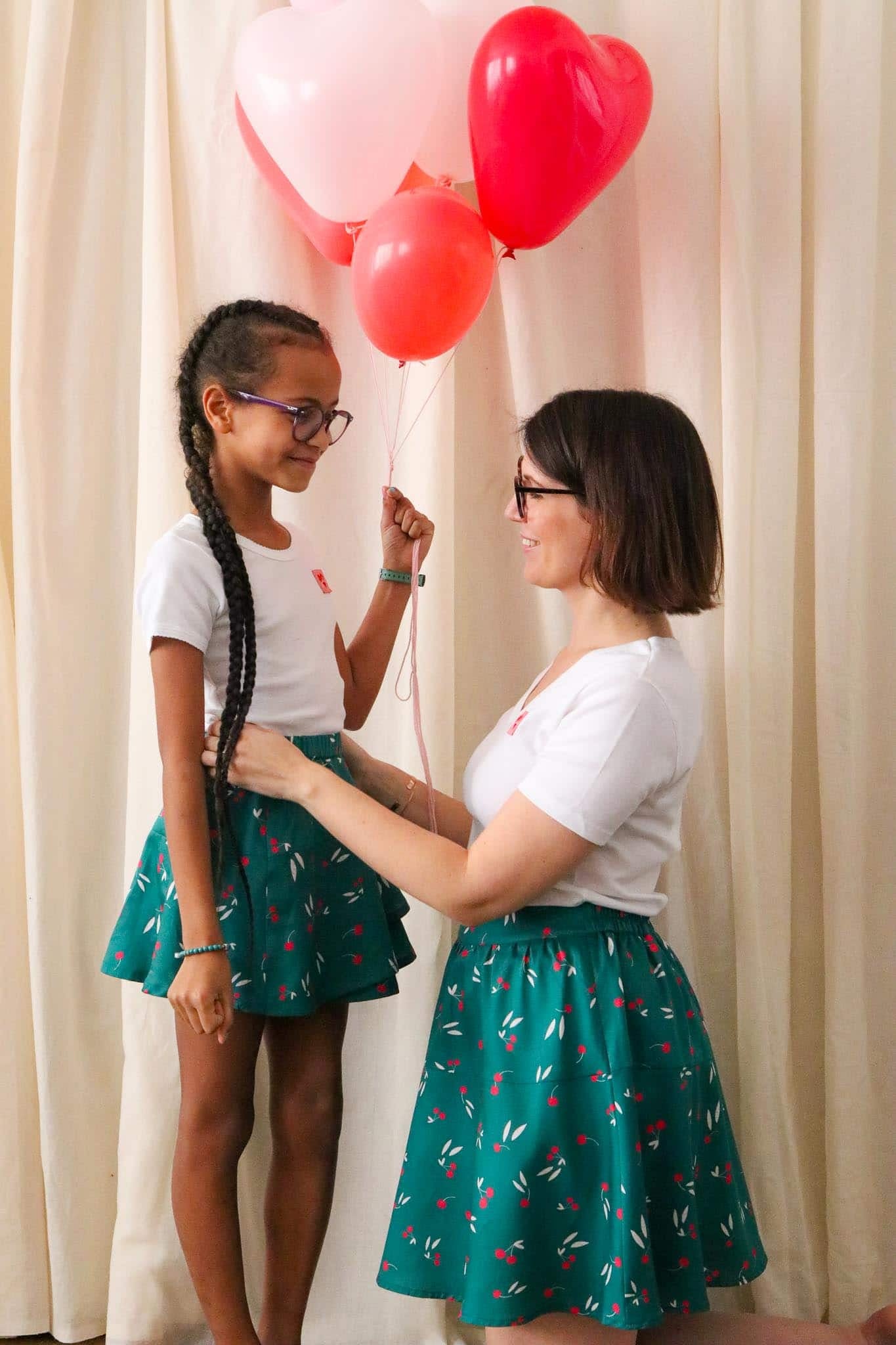 Duo "Mère - Fille " - Jupe Bliss - Pochette