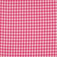 Cotton Poplin - Gingham 5mm - Fuchsia