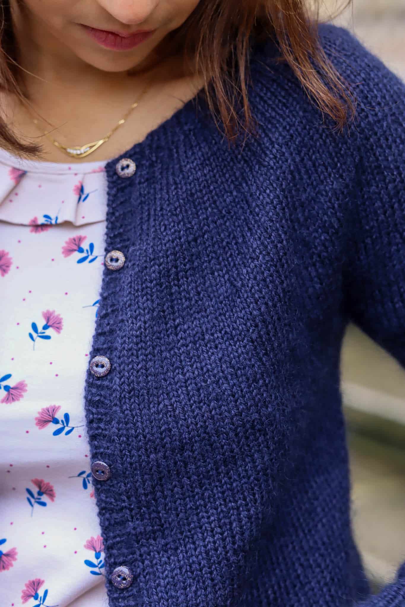 Pull - Gilet Rosée DK (Débutante) - PDF