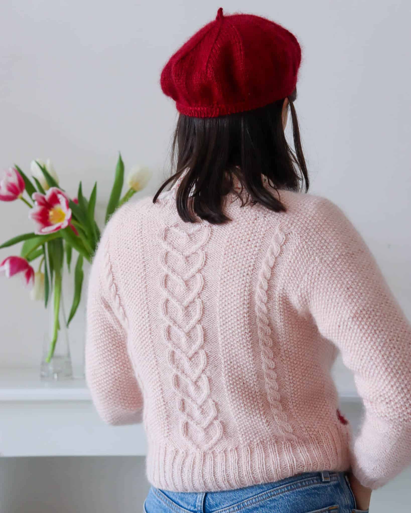 Knitting kit - Valentine cardigan