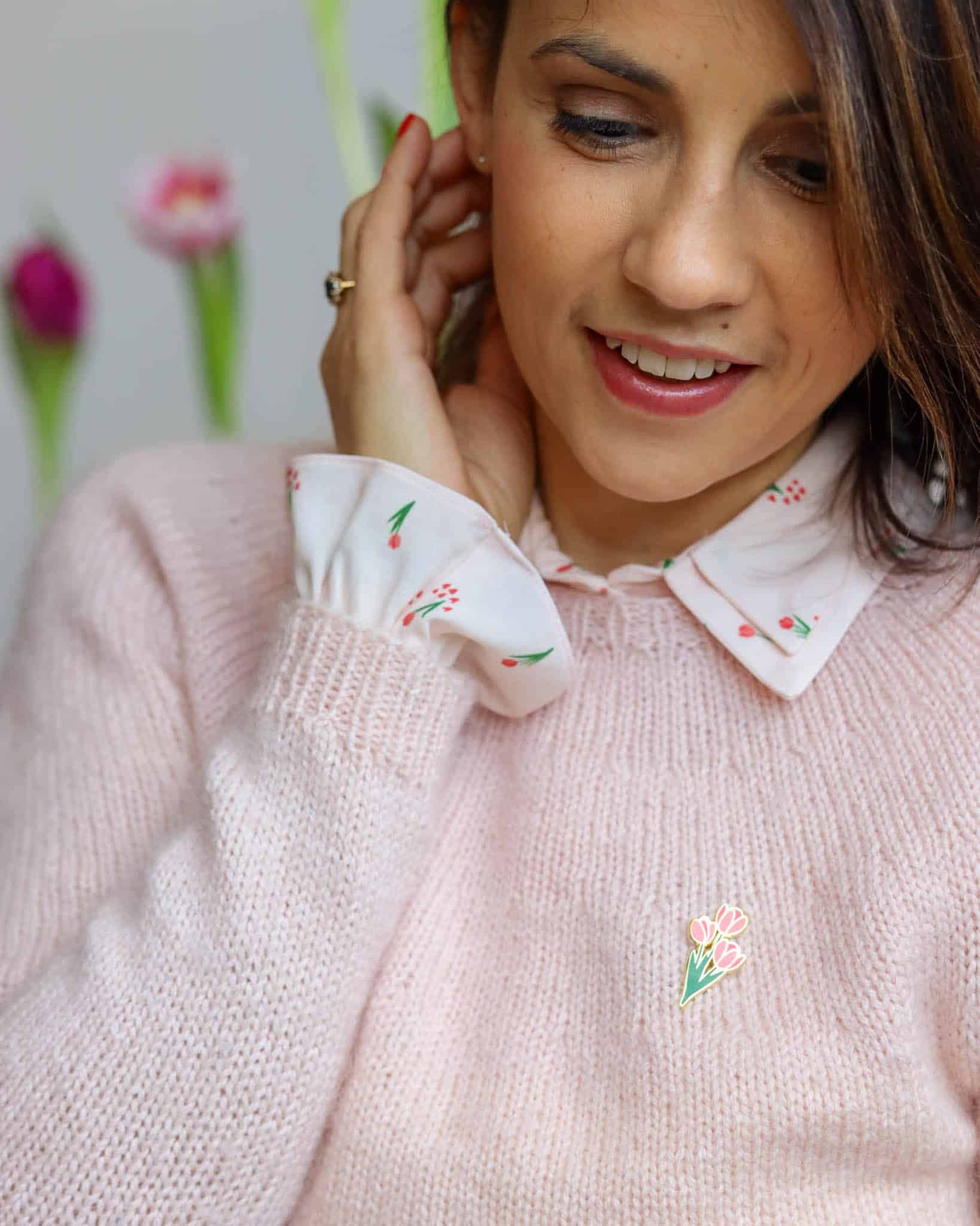 Col et poignets Joli Coeur - PDF