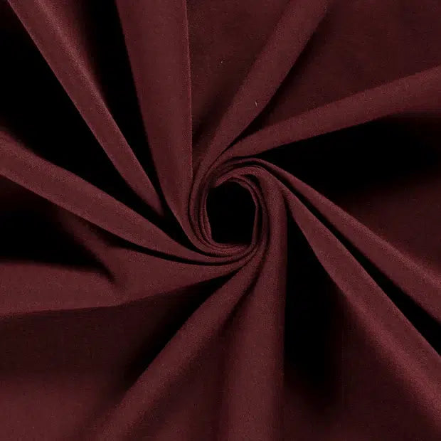 Gabardine stretch BORDEAUX - COUPONS
