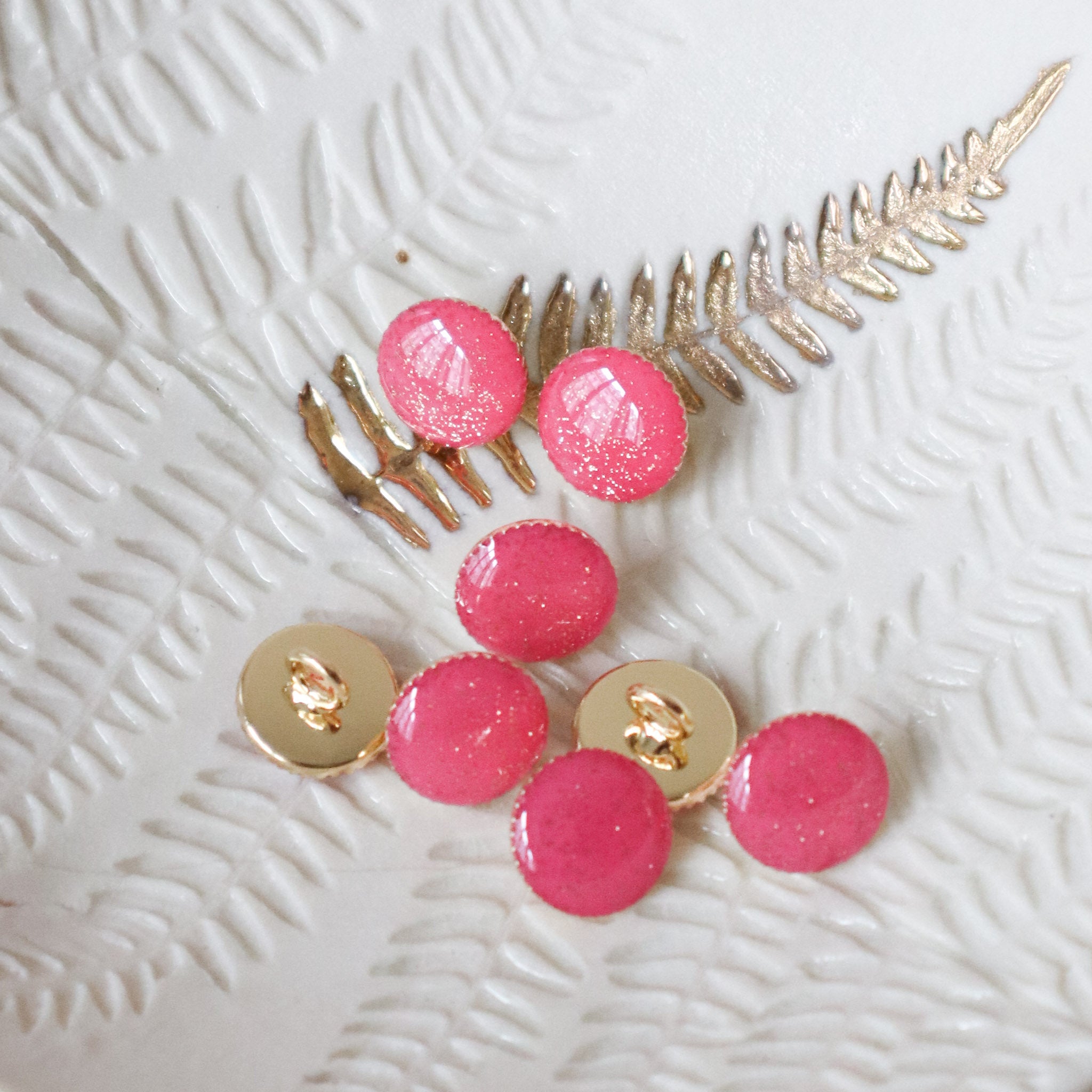 Bouton de bottine pailletté or - Sugar Pop