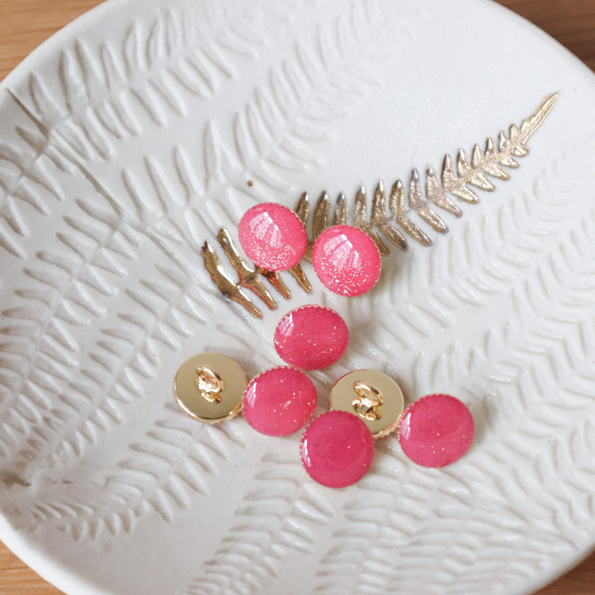 Bouton de bottine pailletté or - Sugar Pop