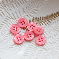 Daisy Button - Coral