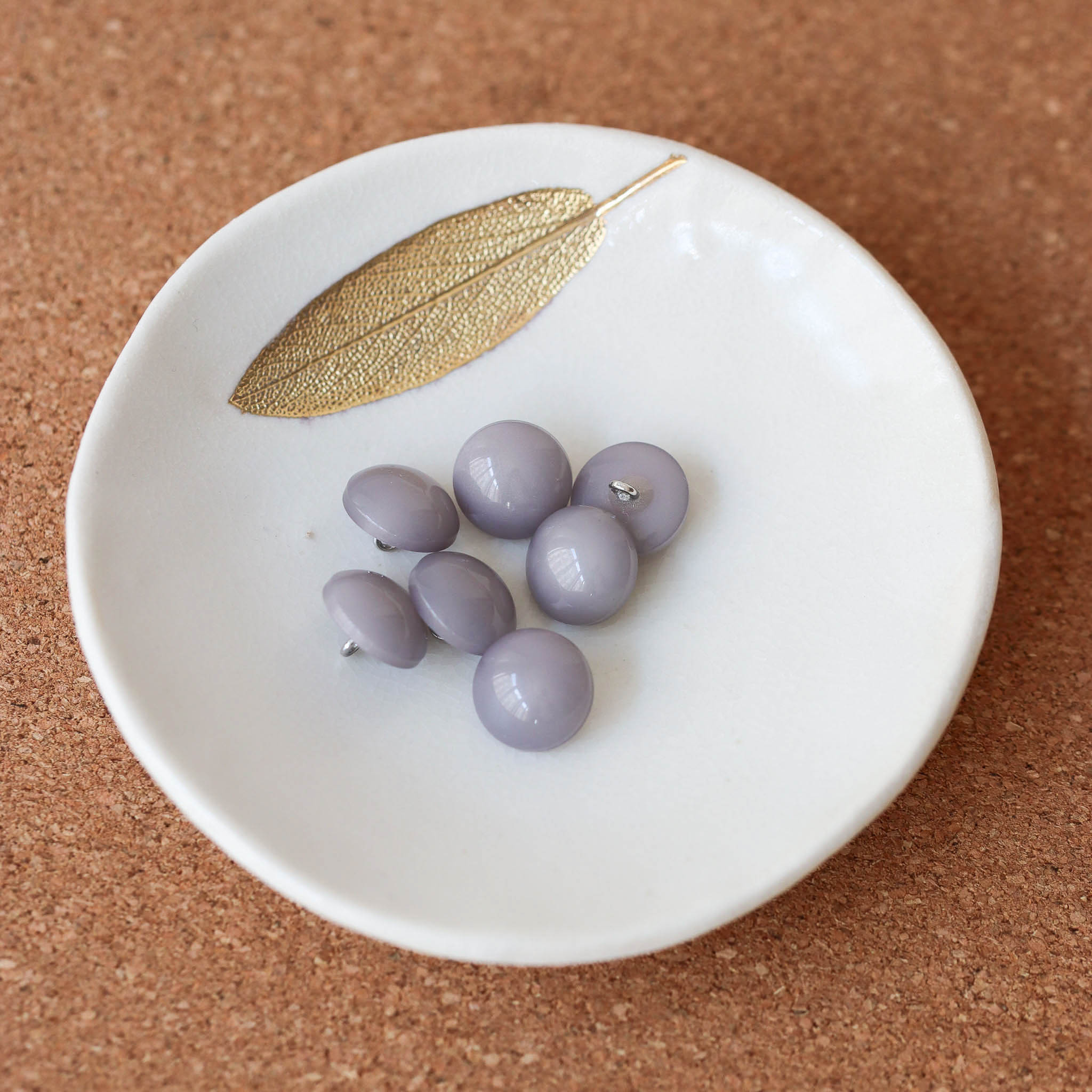 Bouton Moonlight - Gris Perle