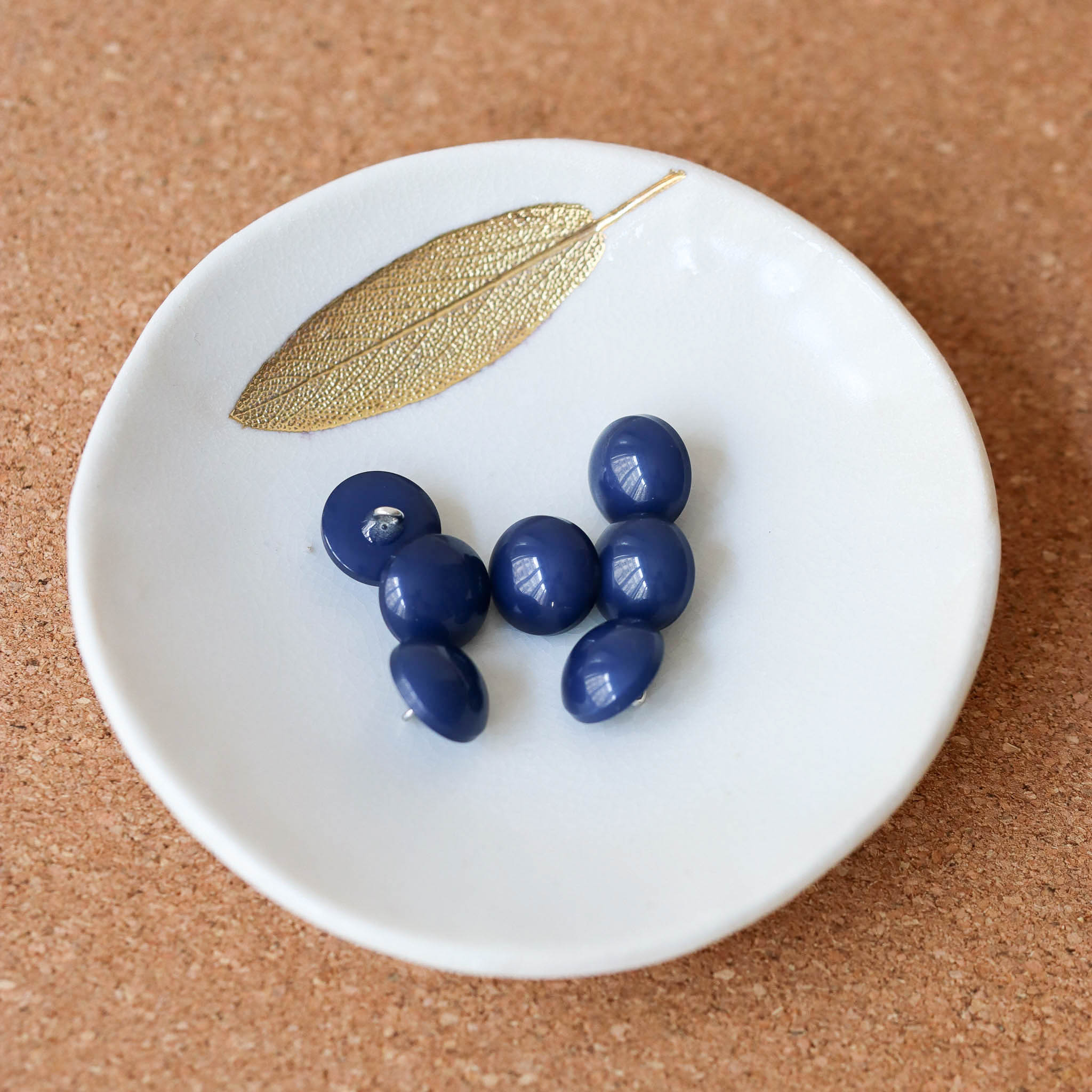 Bouton Moonlight - Bleu Marine