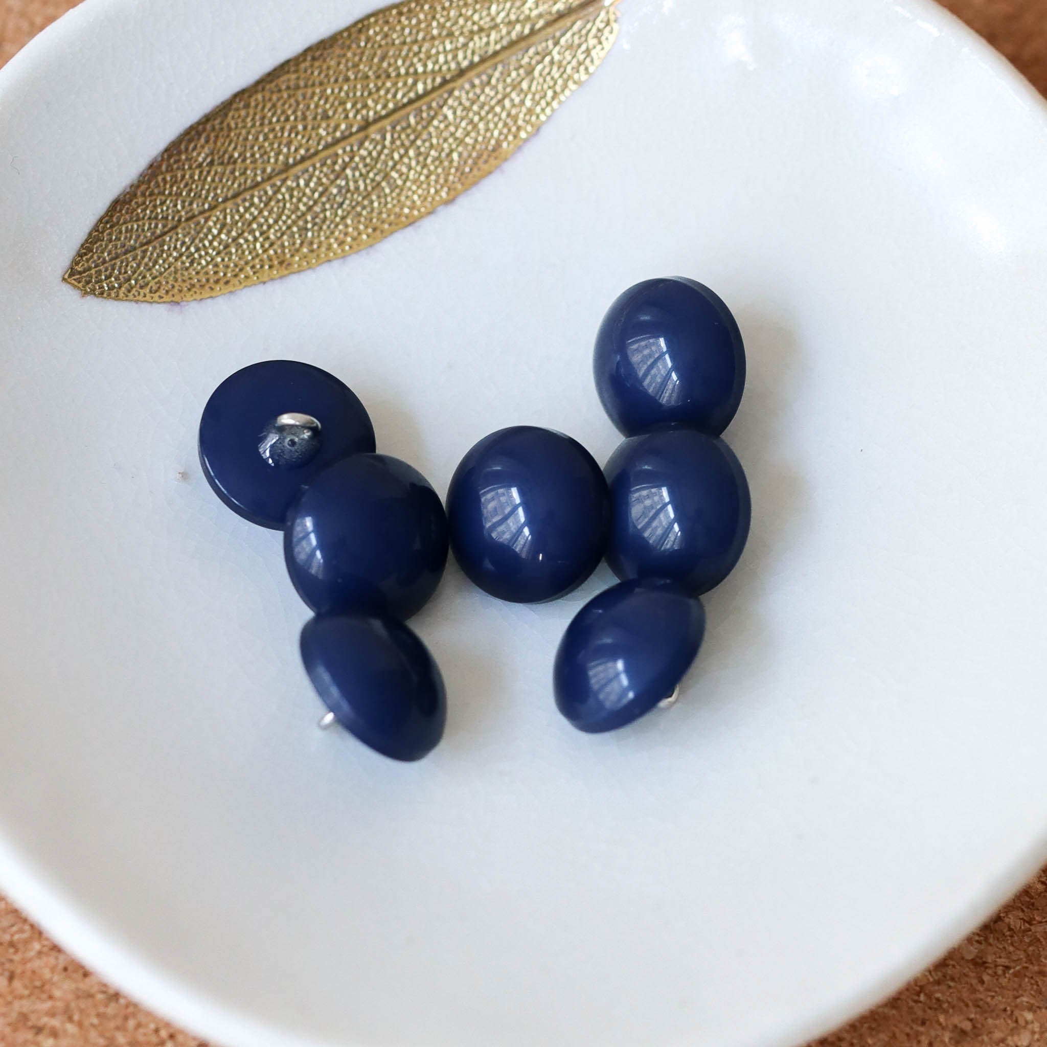 Bouton Moonlight - Bleu Marine