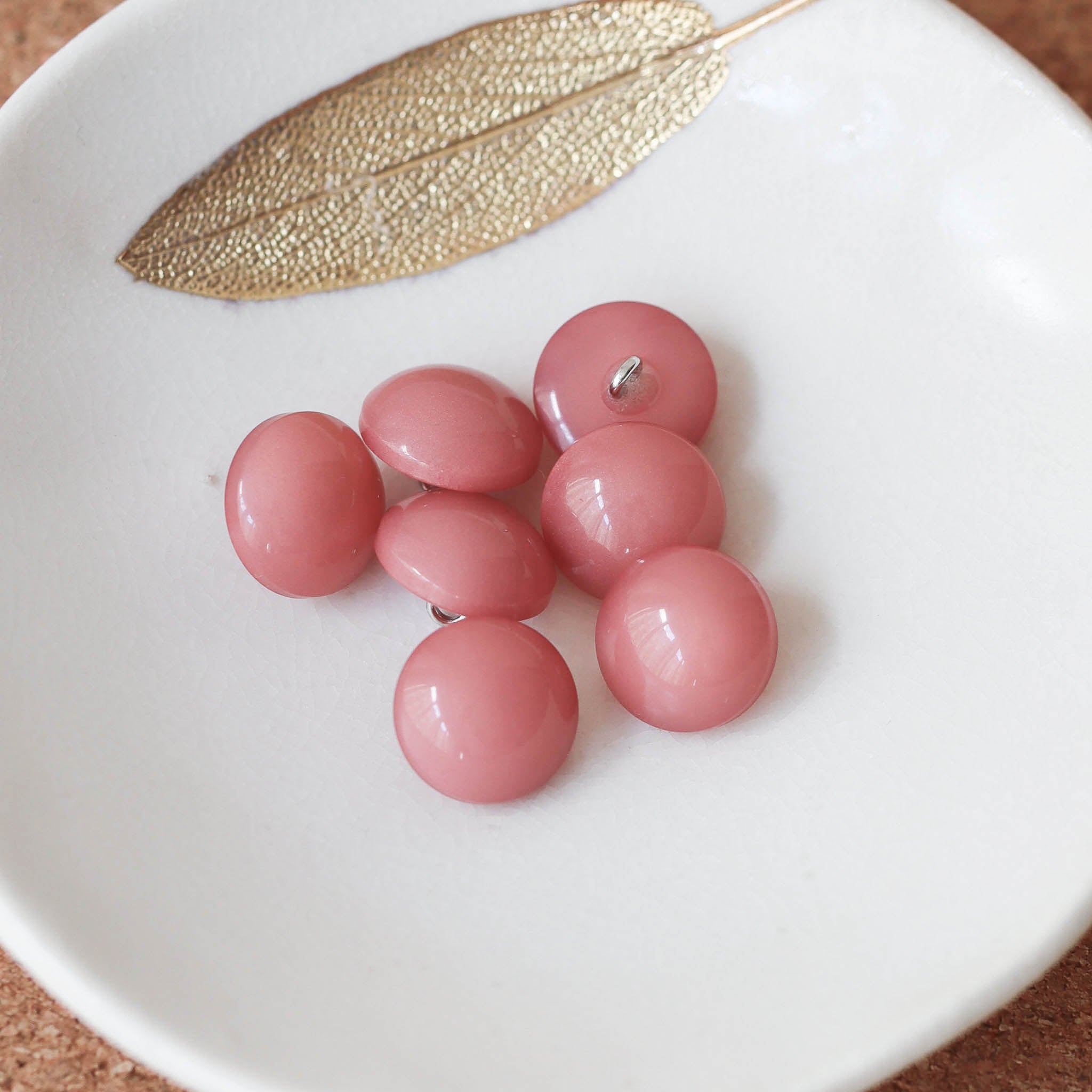 Bouton Moonlight - Vieux Rose