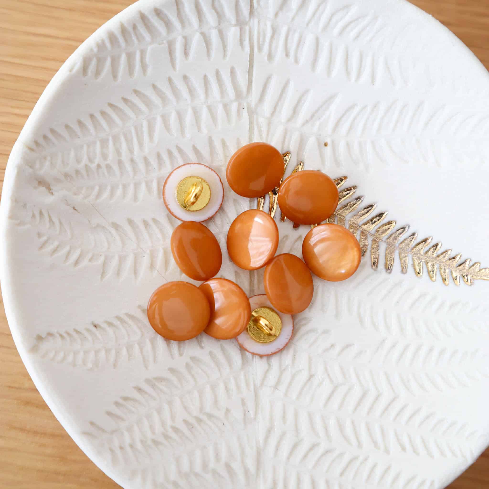 Bouton en nacre à queue – Bouton d'Or