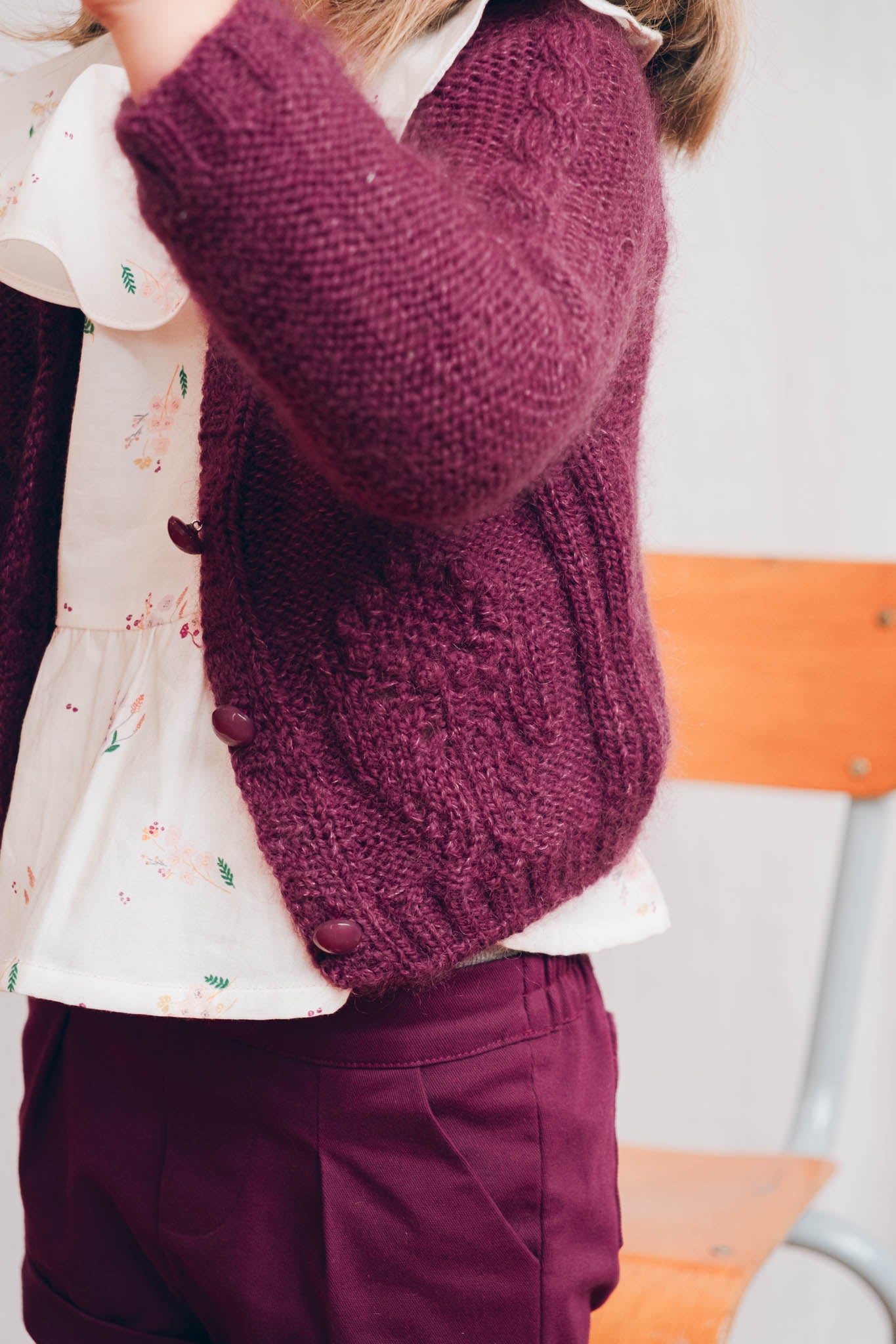 PETITE Gilet Fleur - PDF