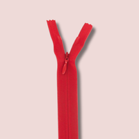 Invisible zipper - 22 cm - Red Poppy