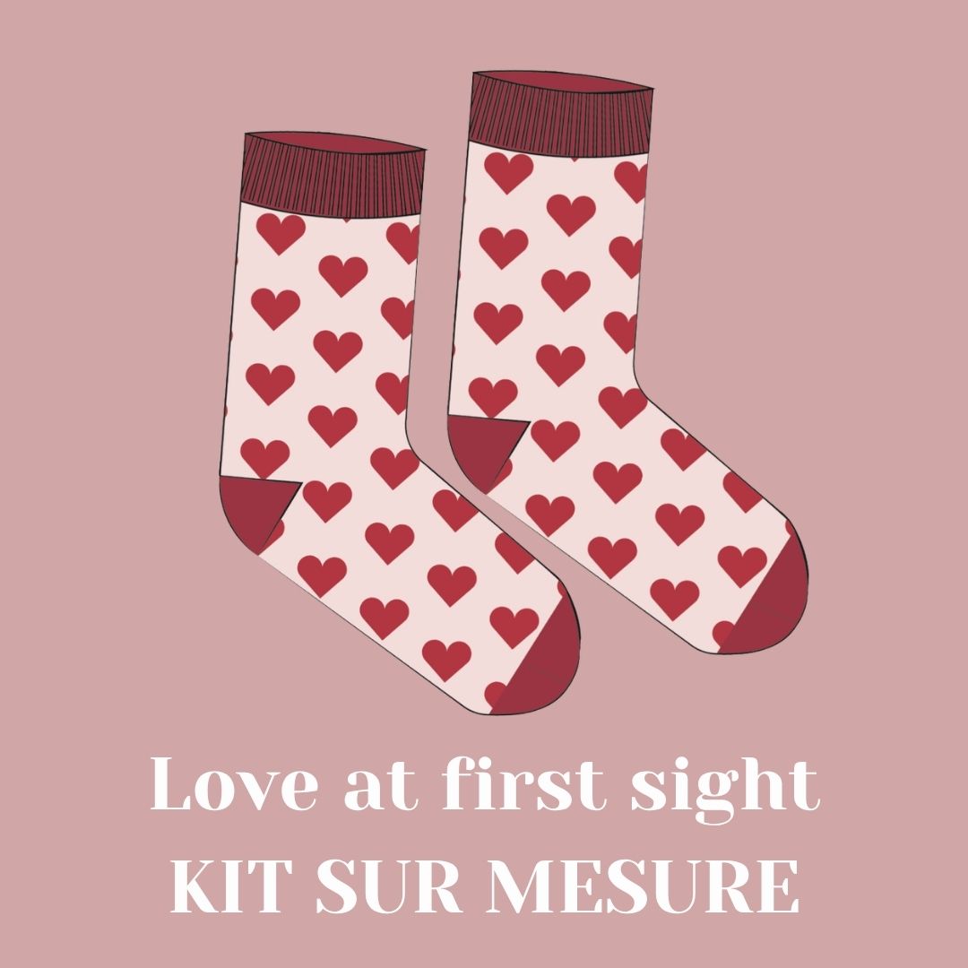 Knitting kit - Love at first sight sock
