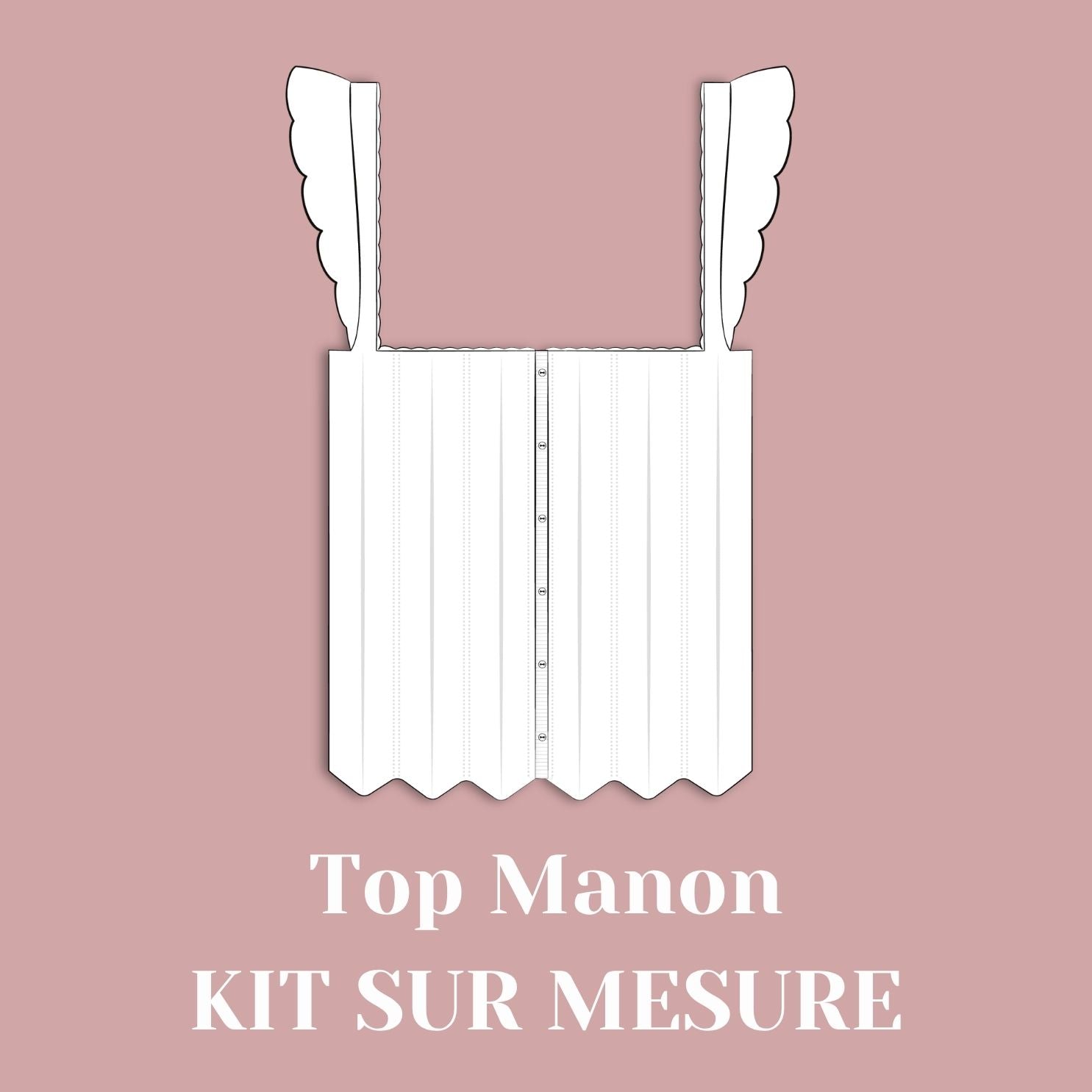 Kit tricot - Top Manon