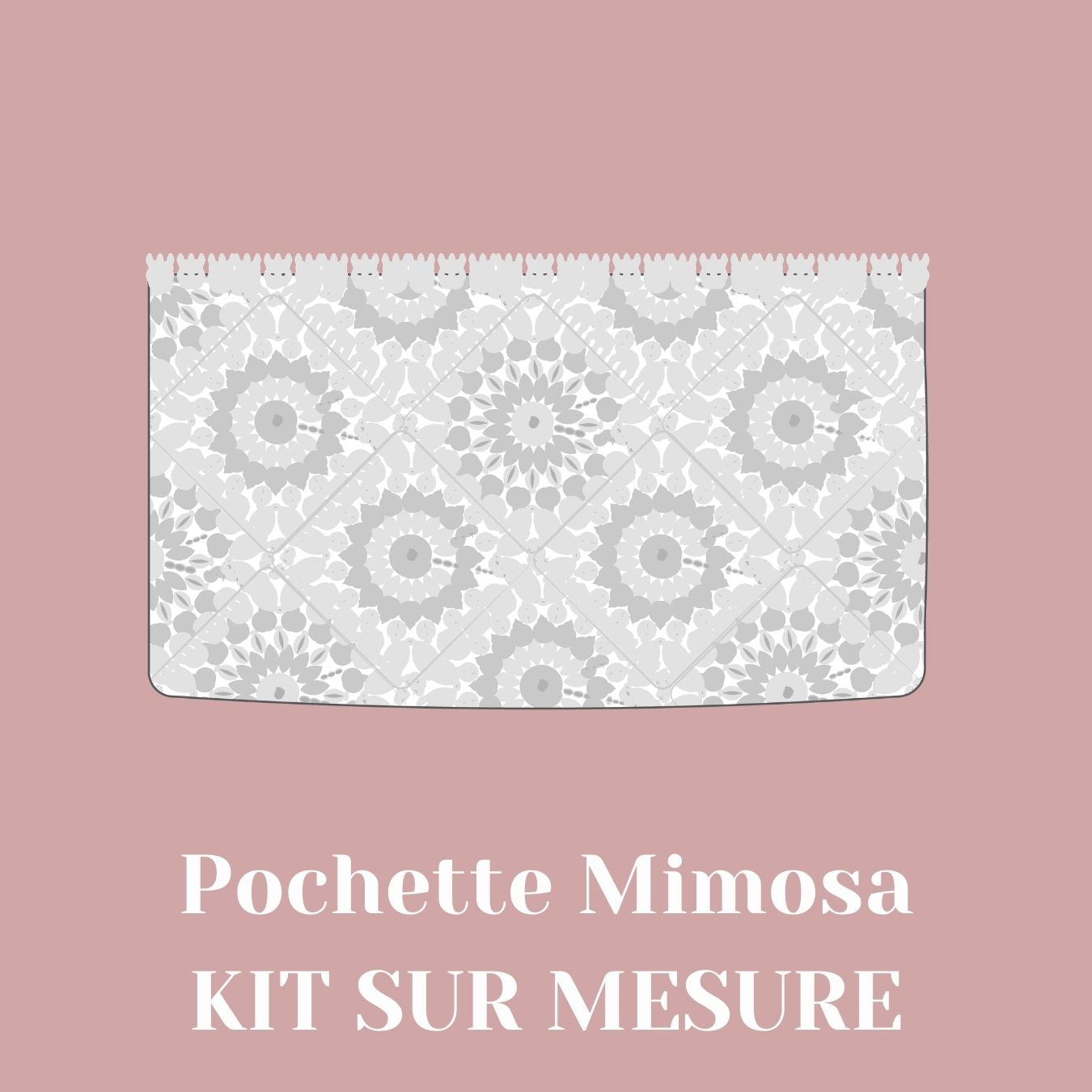 Kit crochet - Pochette Mimosa