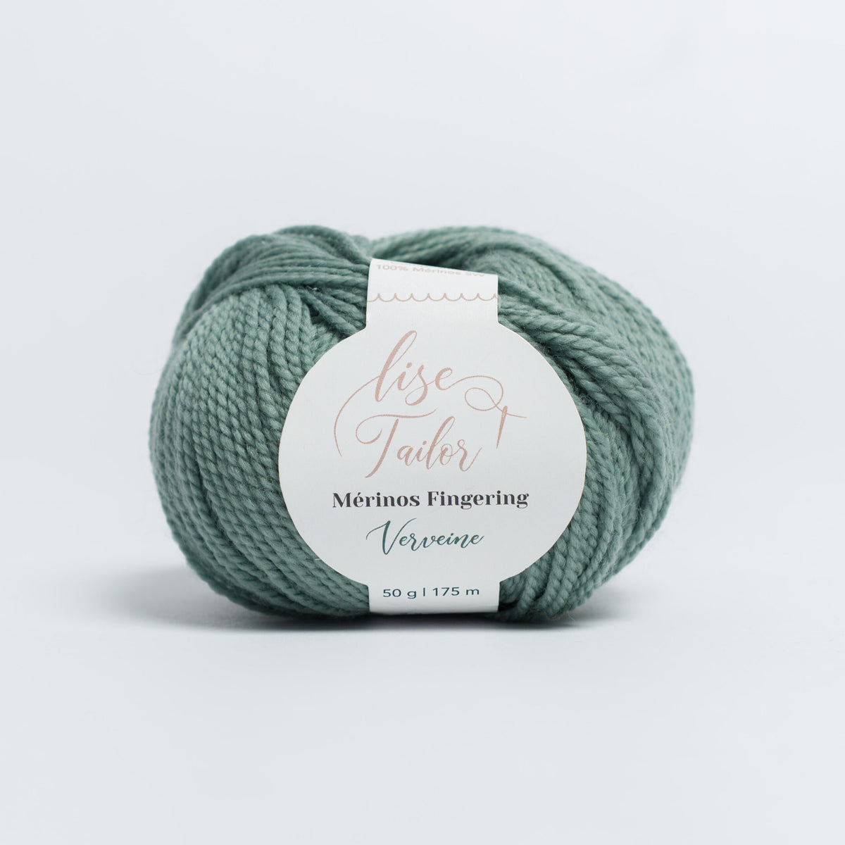 Lot De 5 Pelotes Laine 50% Mérinos Vert Sapin - Aiguille 3.5 - Fabriqué En France