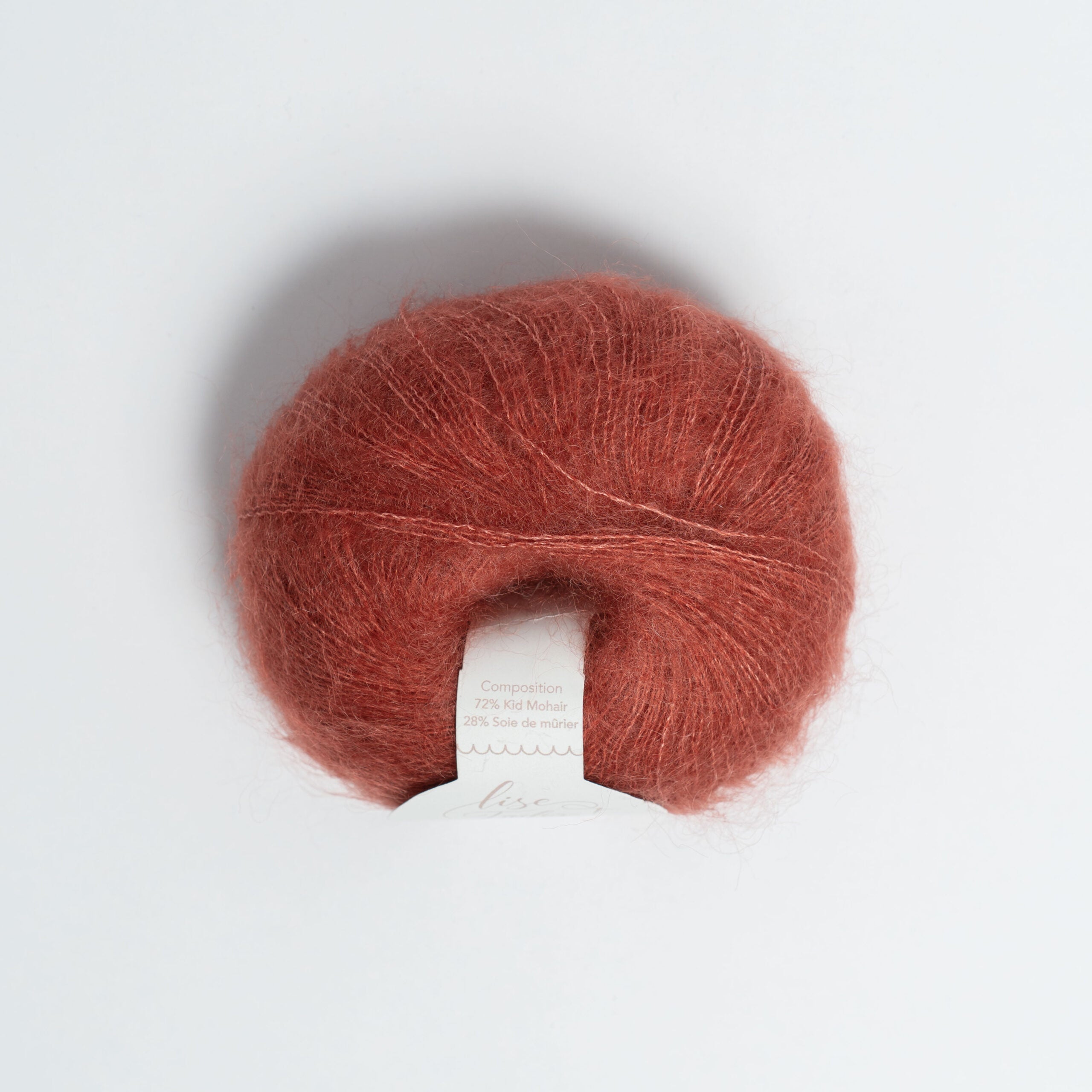 Mohair & soie - Terracotta