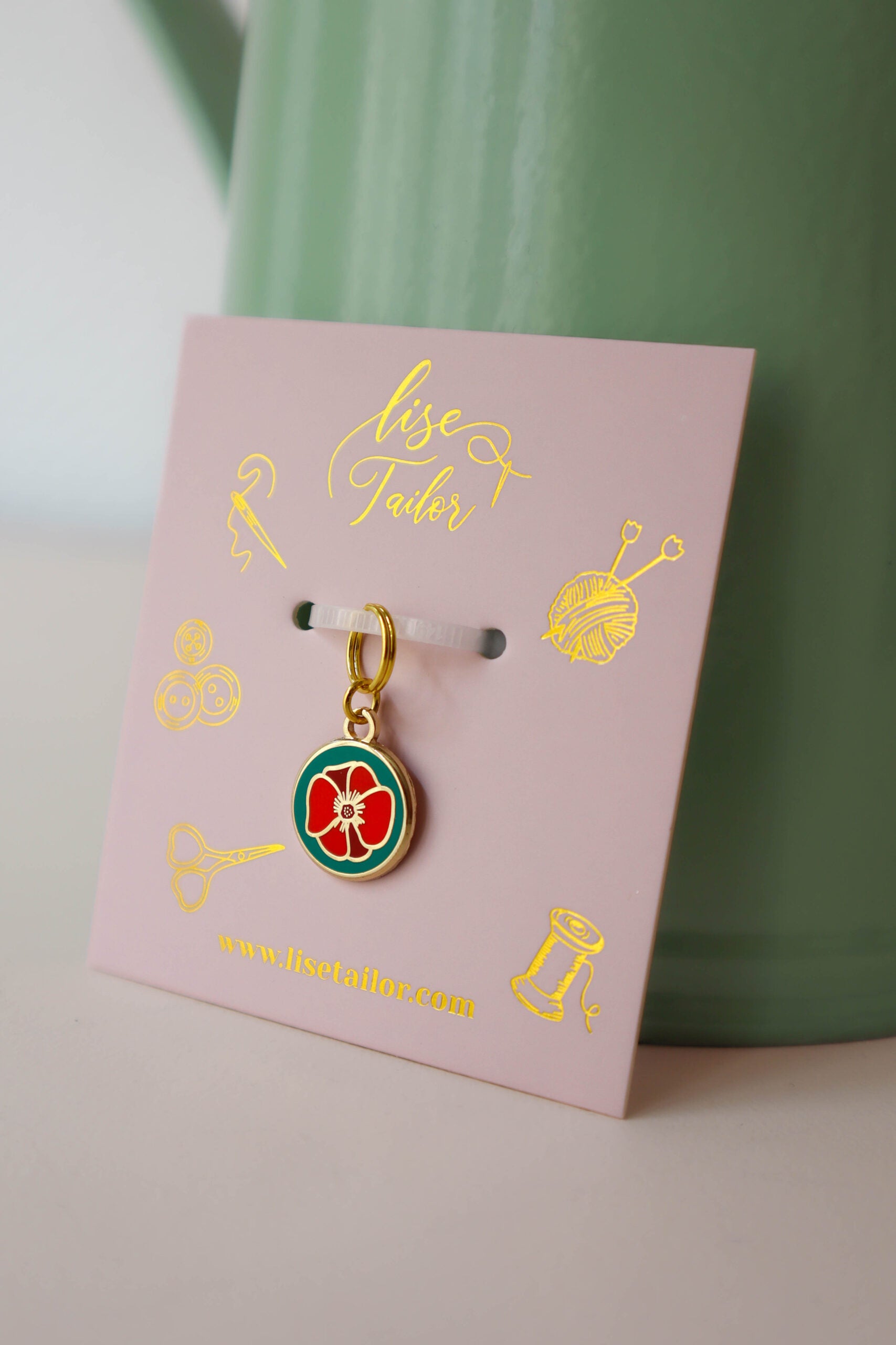 Anneau marqueur - Red Poppy