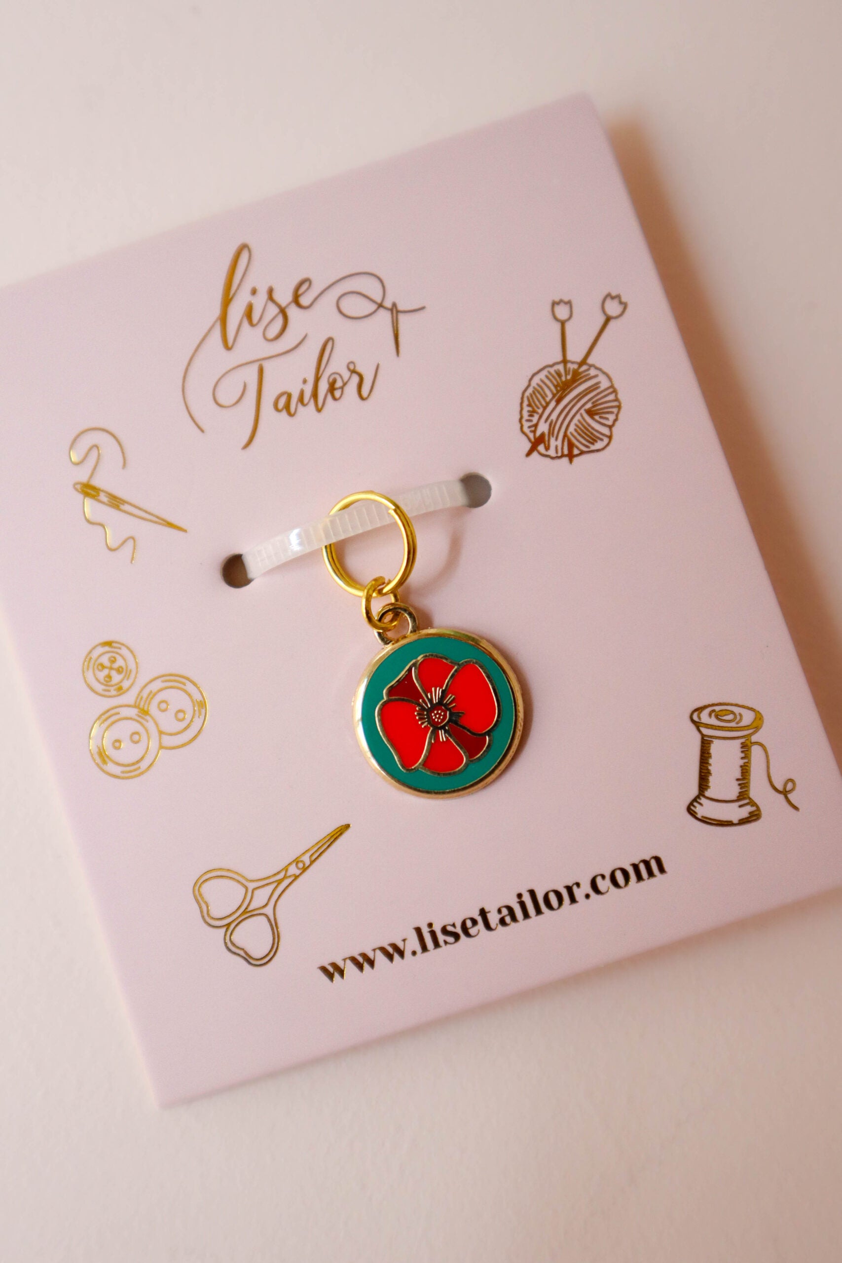 Anneau marqueur - Red Poppy