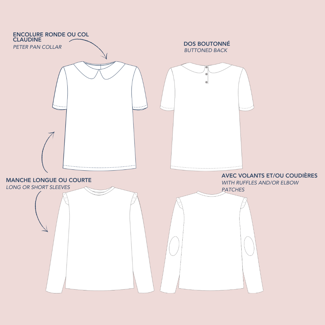 PETITE t-shirt Pirouette - PDF