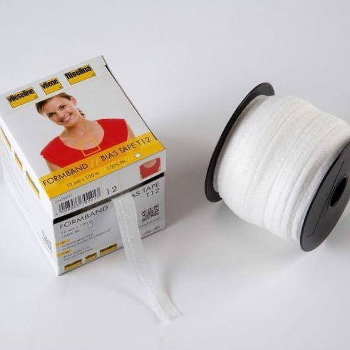 Stabilmanche Vlieseline 12mm - Blanc