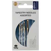 Set aiguilles à laine tulip avec étui aimanté - Bleu
