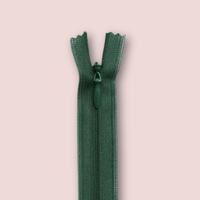 Invisible zipper - 40 cm - Pine Green