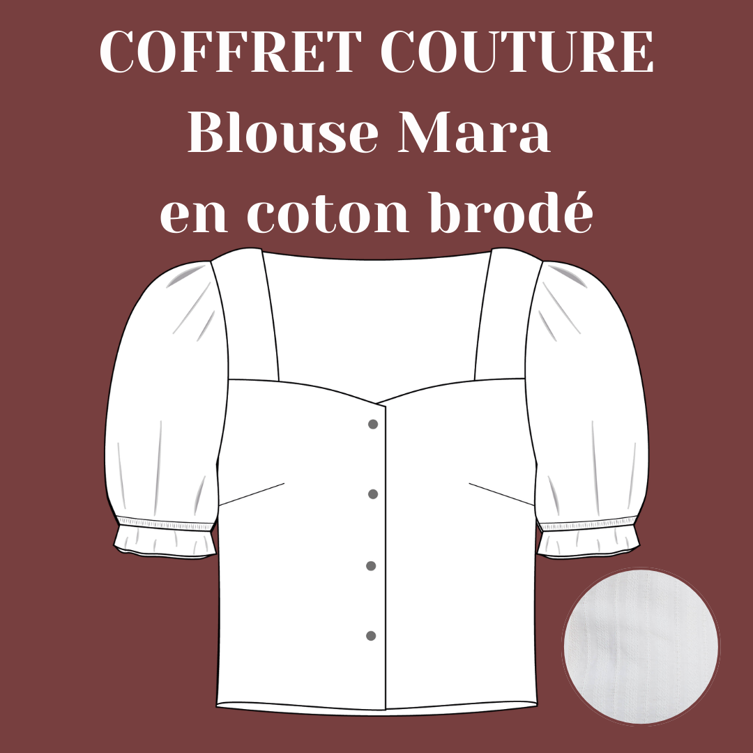 Couture Box - Mara Blouse - Embroidered Cotton