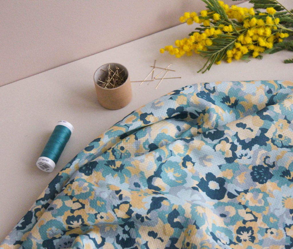 Tissu viscose plumetis - In the green meadow - Lise Tailor