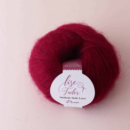 Alternative view of Mohair & soie - Prune