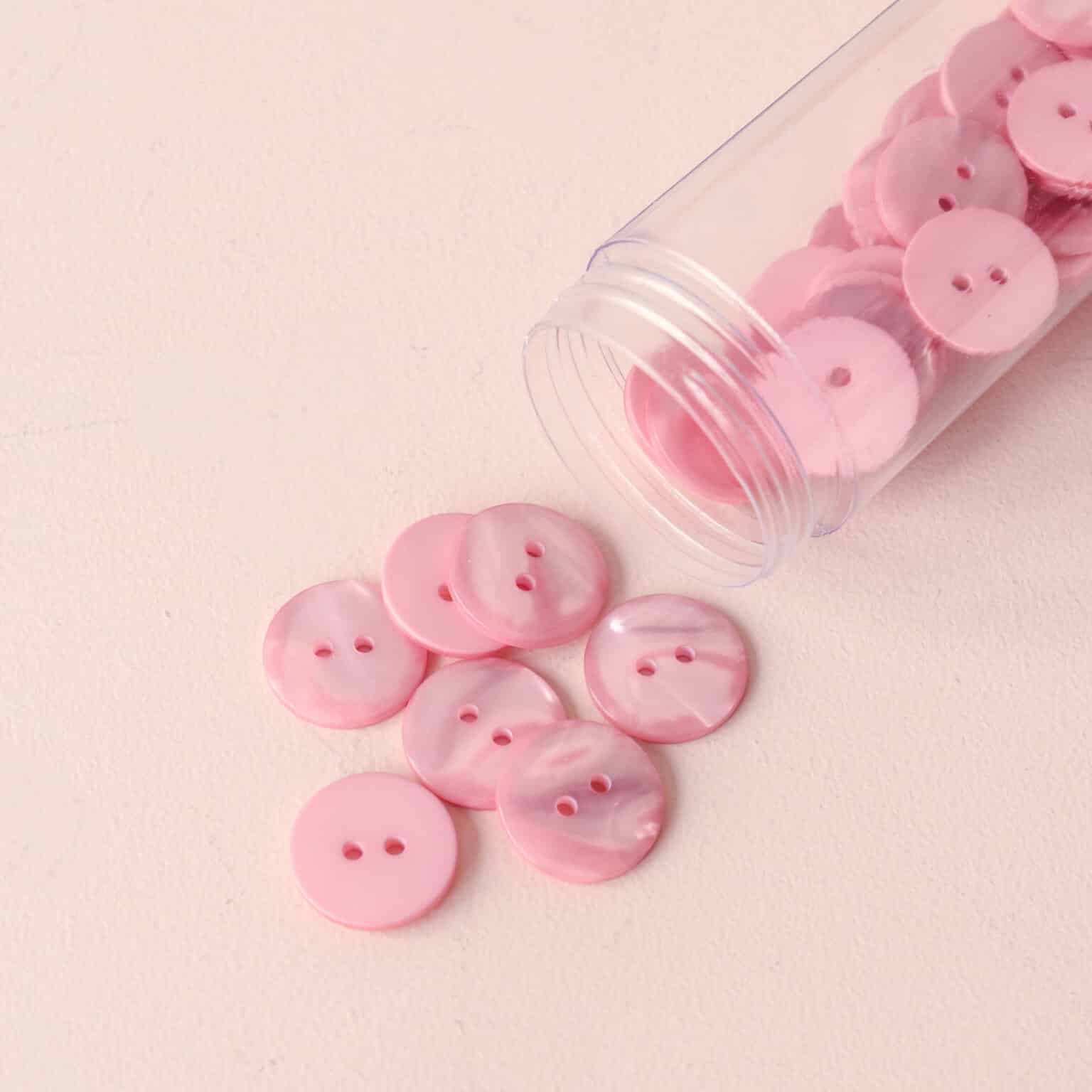 Sparkle button Light Pink Lise Tailor