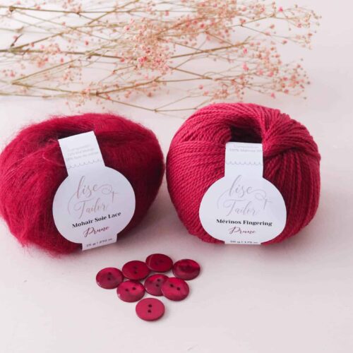 laine mohair prune lise tailor