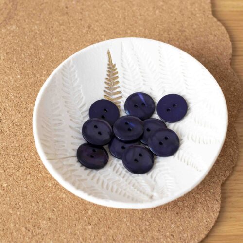 Alternative view of Sparkle button – Navy Blue