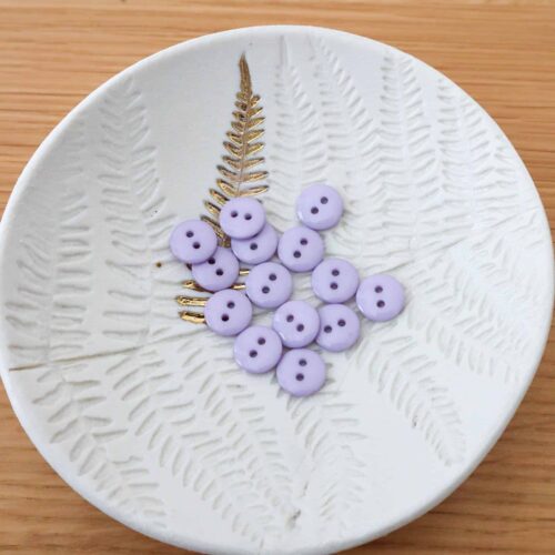 Alternative view of Shiny flat button – Lilac