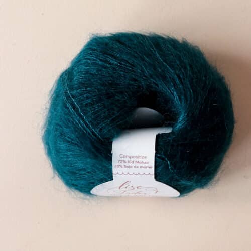 Alternative view of Mohair & soie - Vert Sapin
