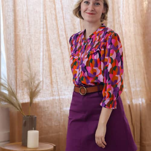 Alternative view of Gabardine - Violet - COUPONS