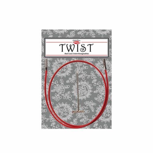 Twist Red Cable SMALL for ChiaoGoo interchangeable knitting needles
